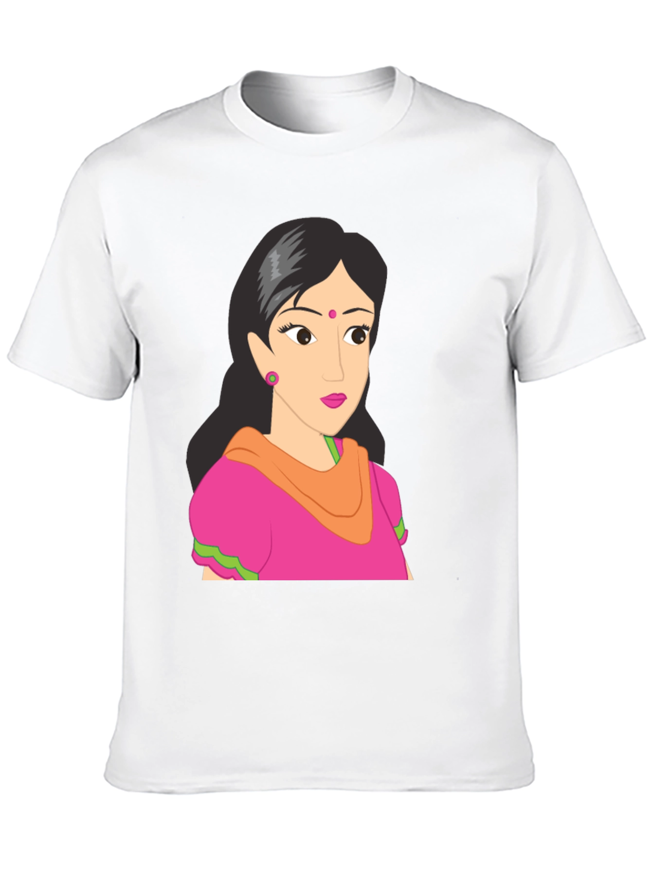 Cartoon Graphic T-Shirt - Black