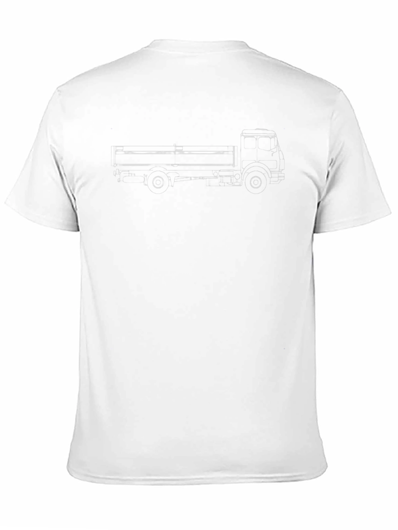 Truck Silhouette Graphic T-Shirt - Black