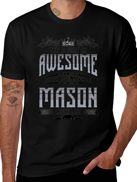 Awesome Stone Mason T-Shirt - Unique Design