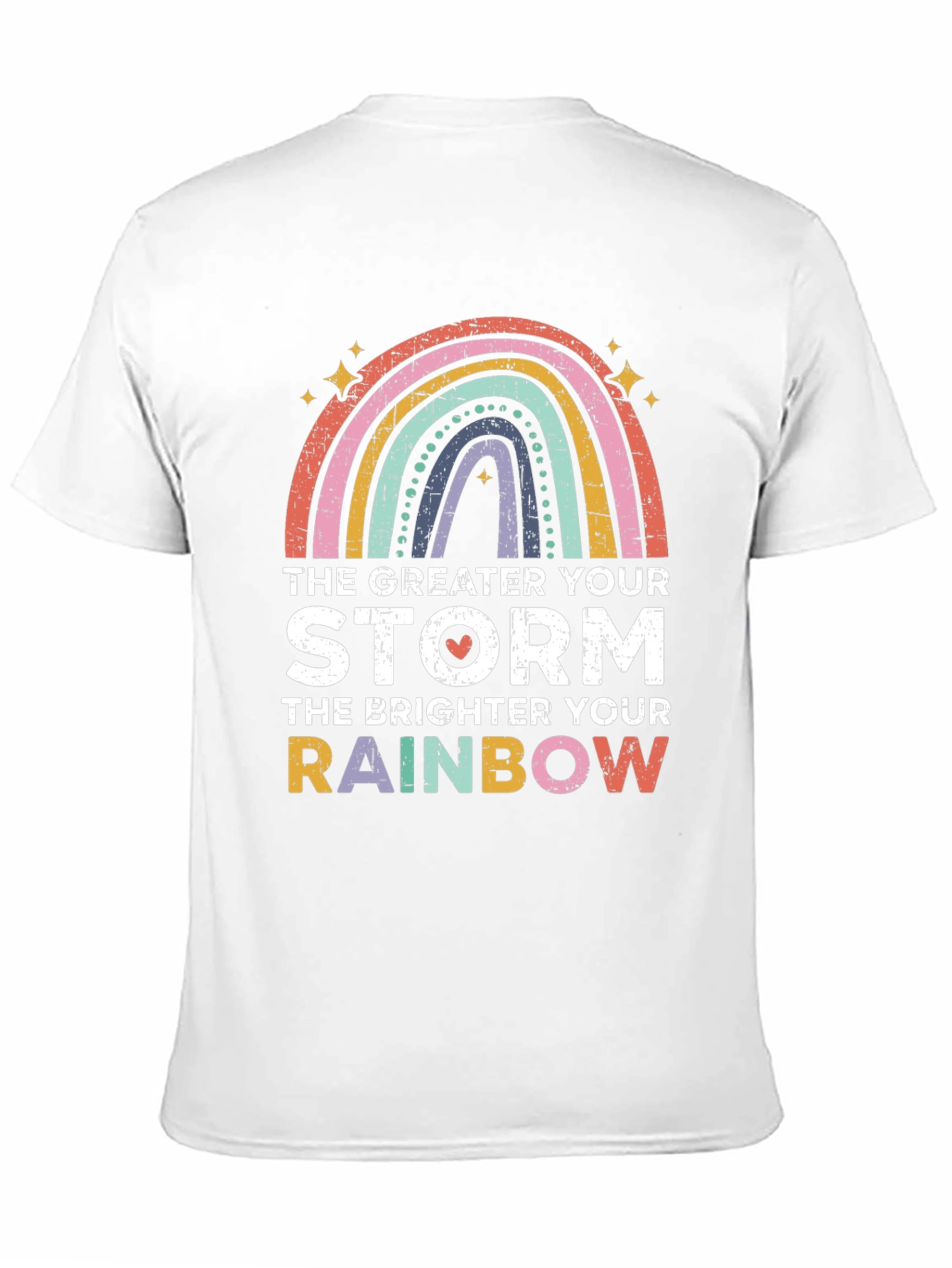 Inspirational Rainbow Graphic T-Shirt