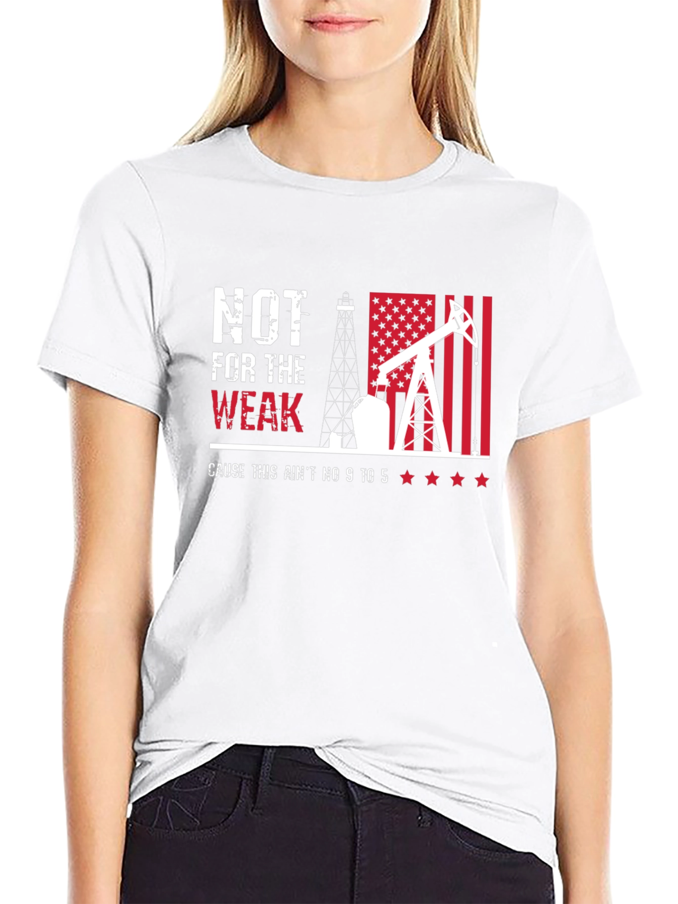 Not For The Weak Black Graphic T-Shirt