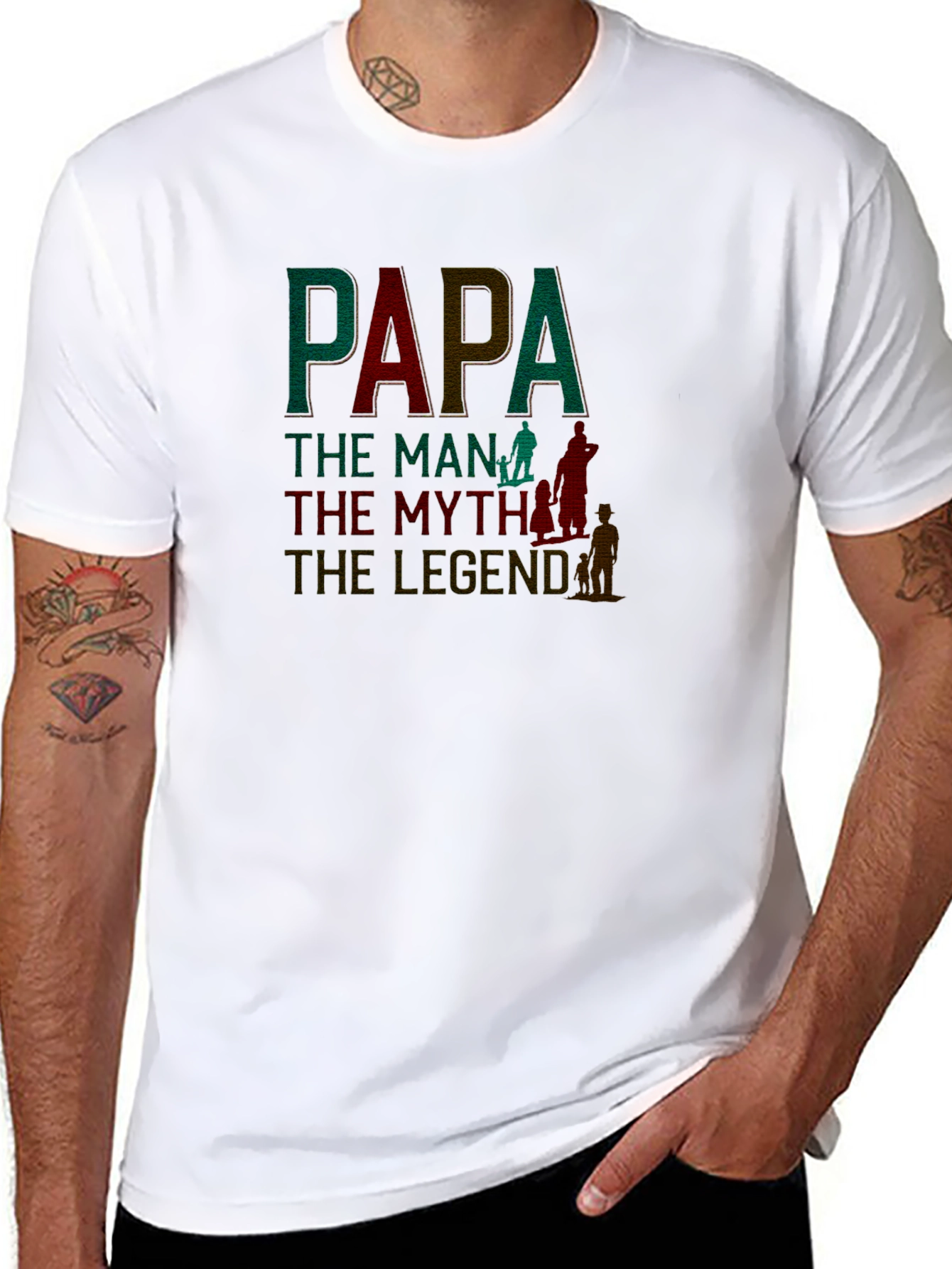 Papa the Man the Myth the Legend T-Shirt