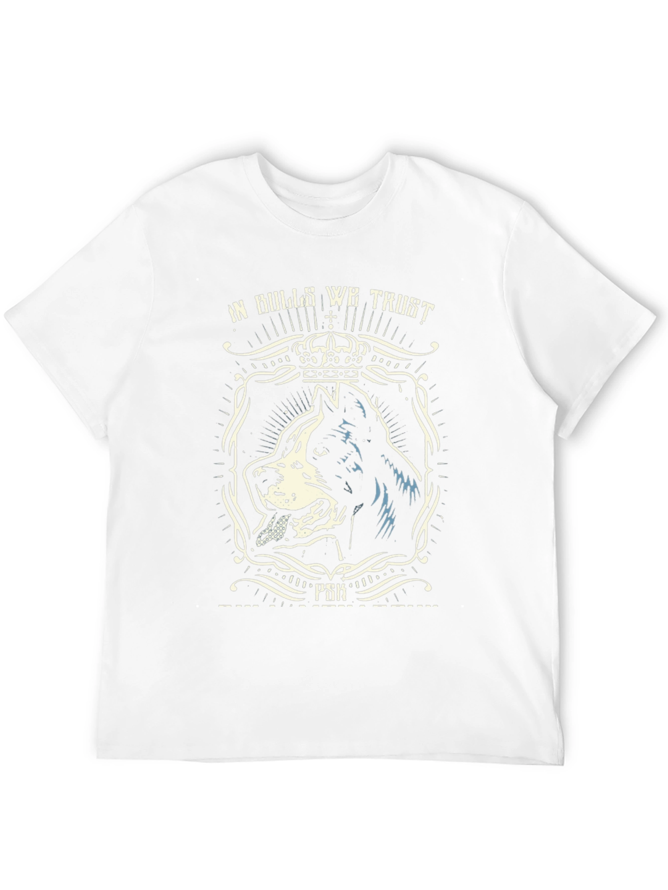 In Bulls We Trust Pitbull Graphic Tee - Black