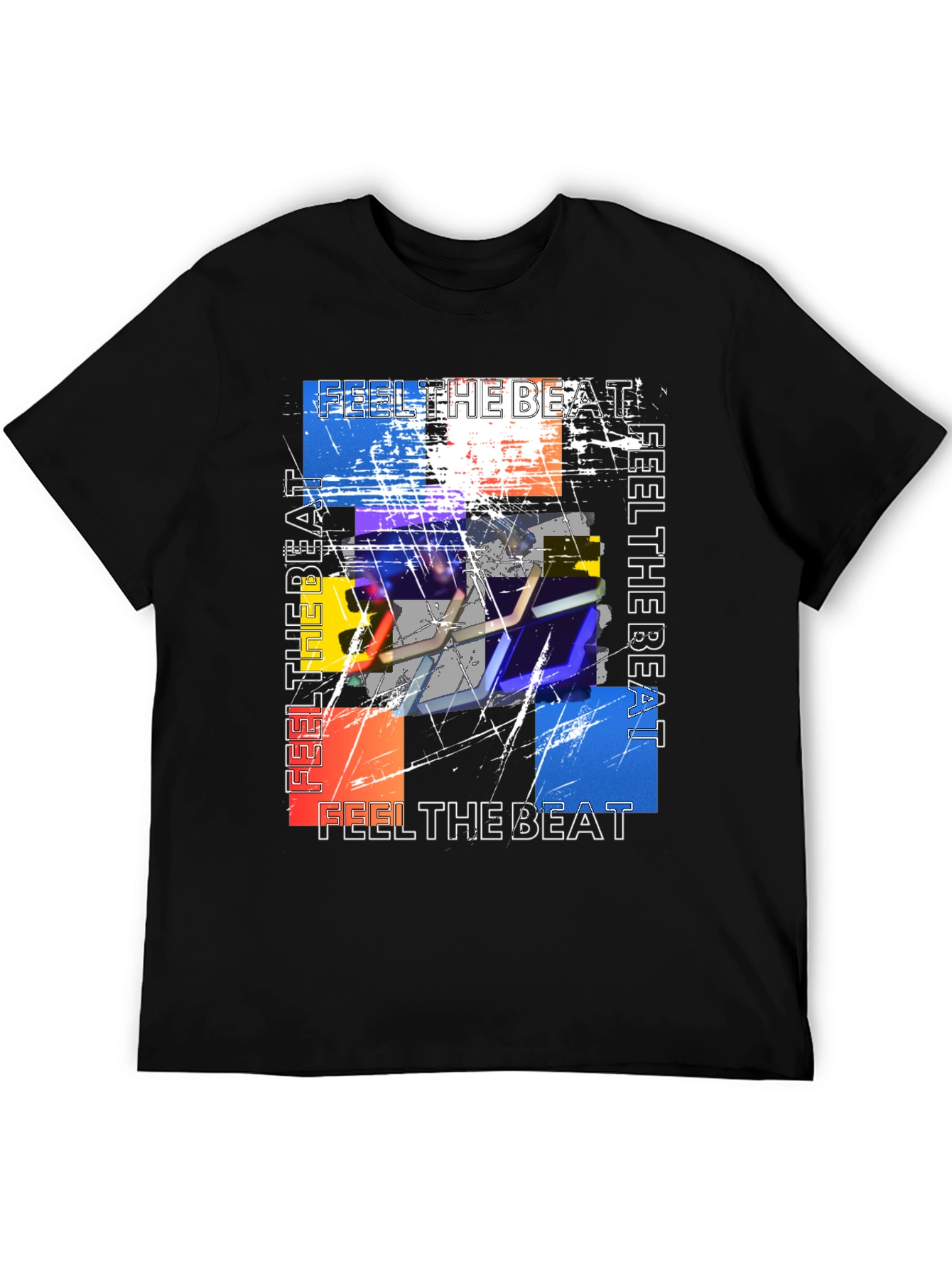 Feel the Beat Graphic Print T-Shirt