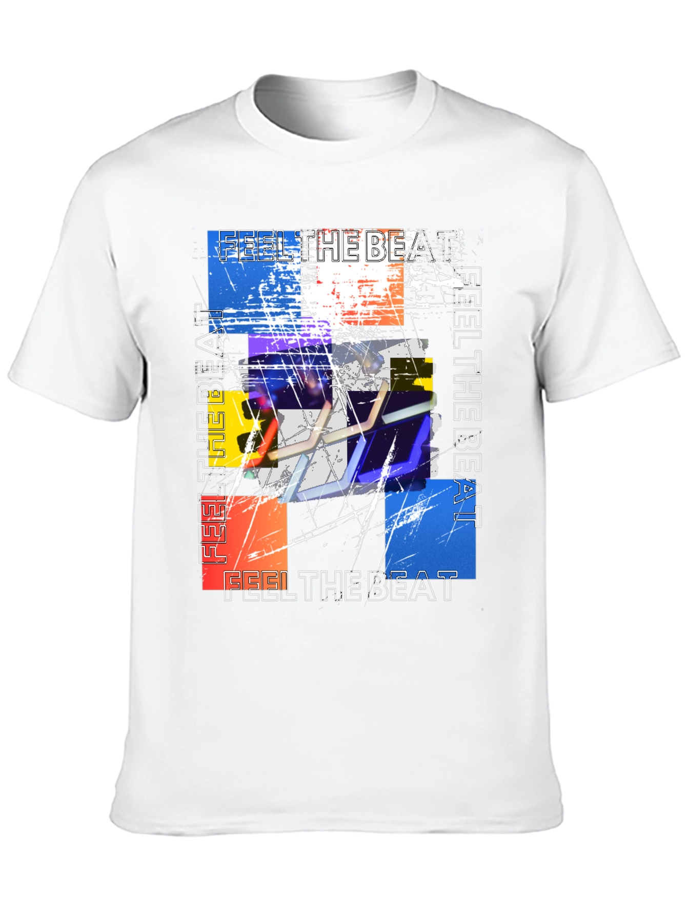 Feel the Beat Graphic Print T-Shirt