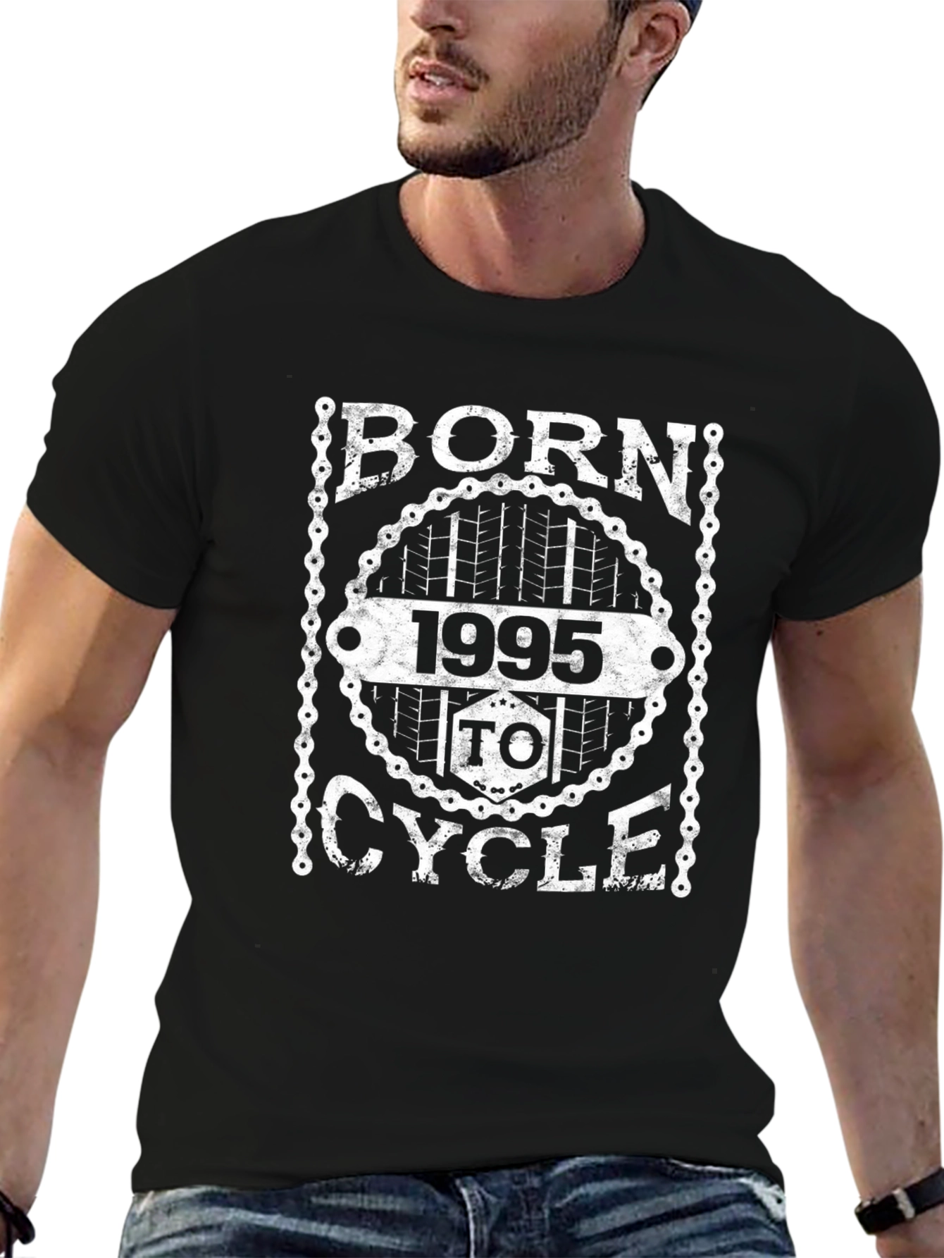Born to Cycle 1995 Graphic T-Shirt