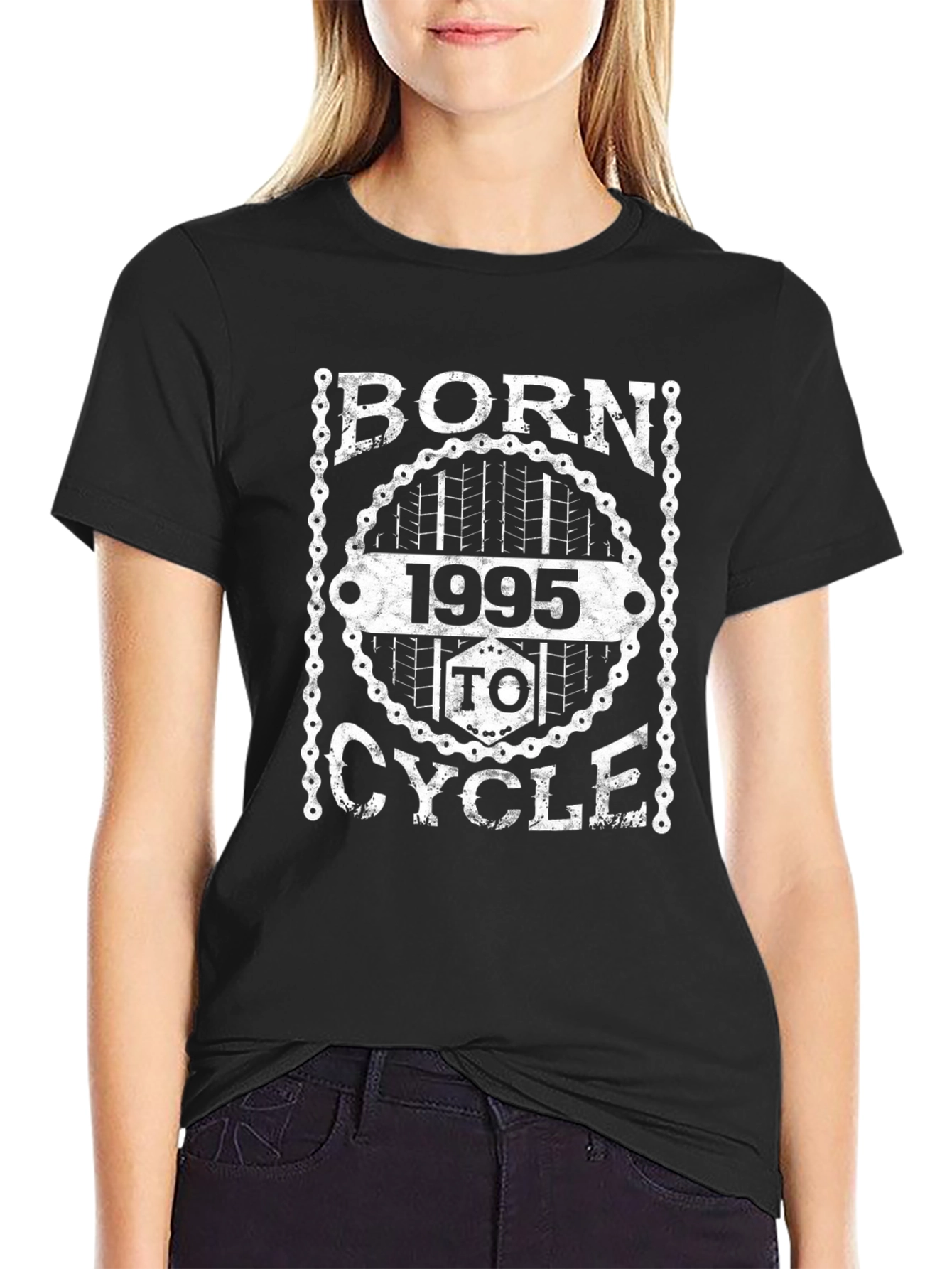 Born to Cycle 1995 Graphic T-Shirt