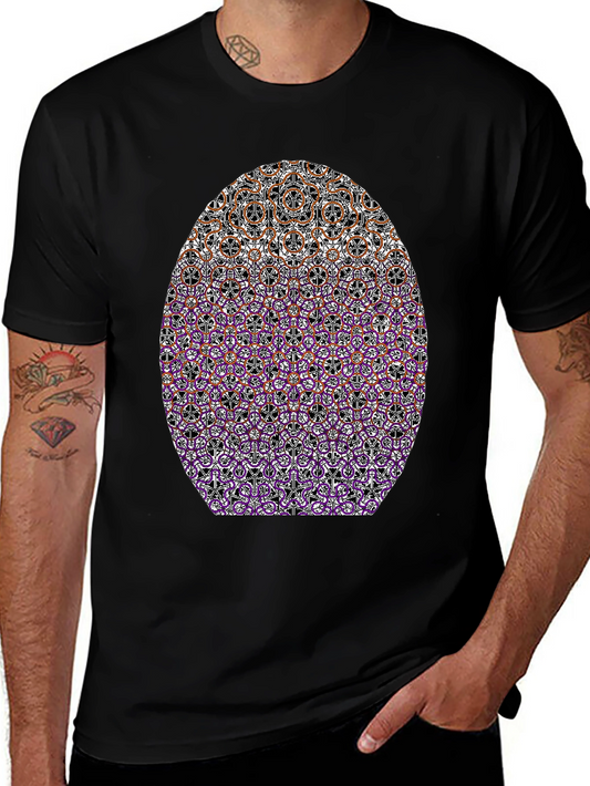 Abstract Pattern Graphic T-Shirt - Modern Casual Wear