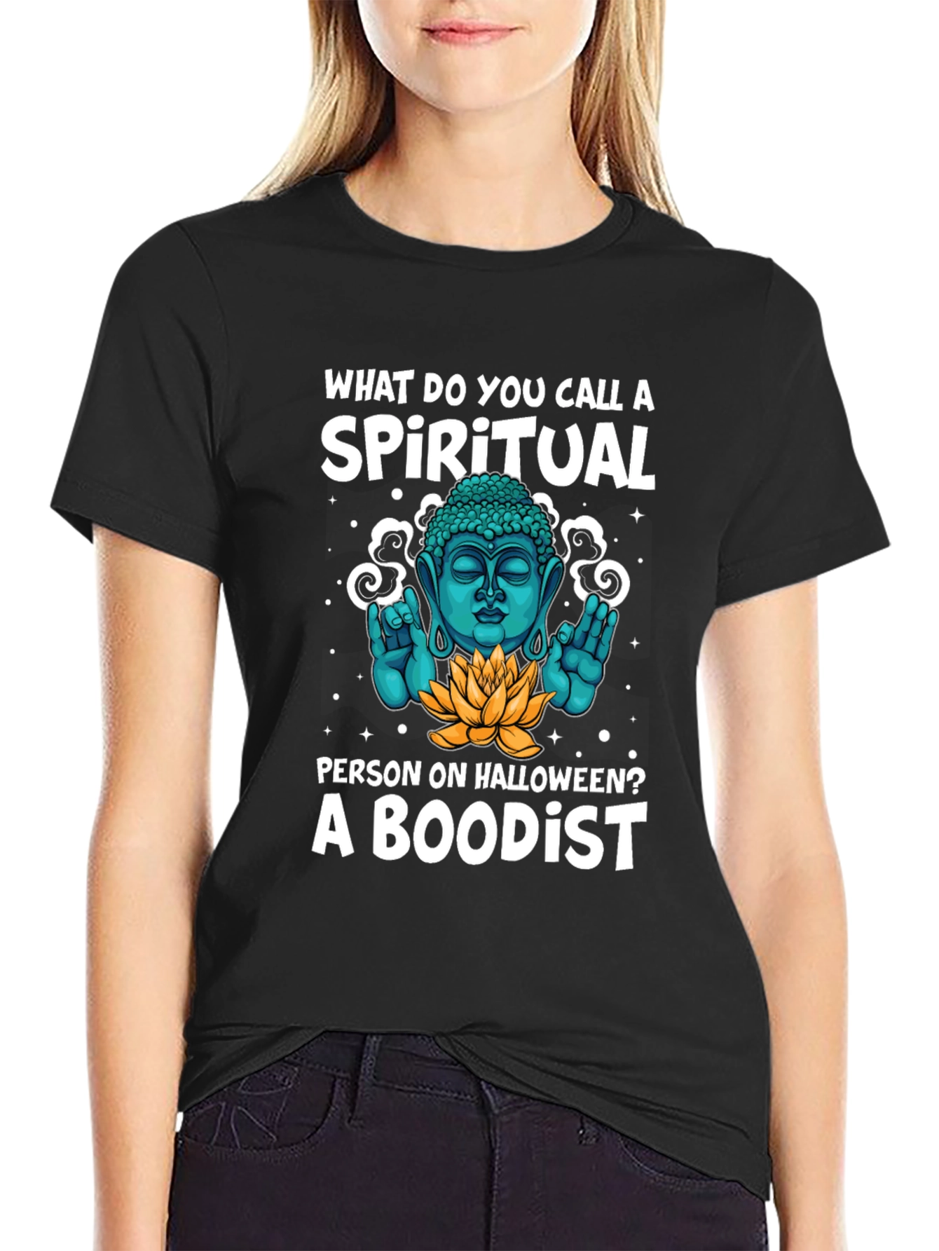 Spiritual Boodist Halloween T-Shirt