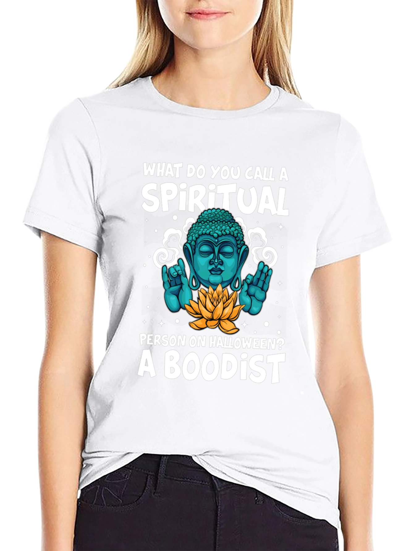 Spiritual Boodist Halloween T-Shirt