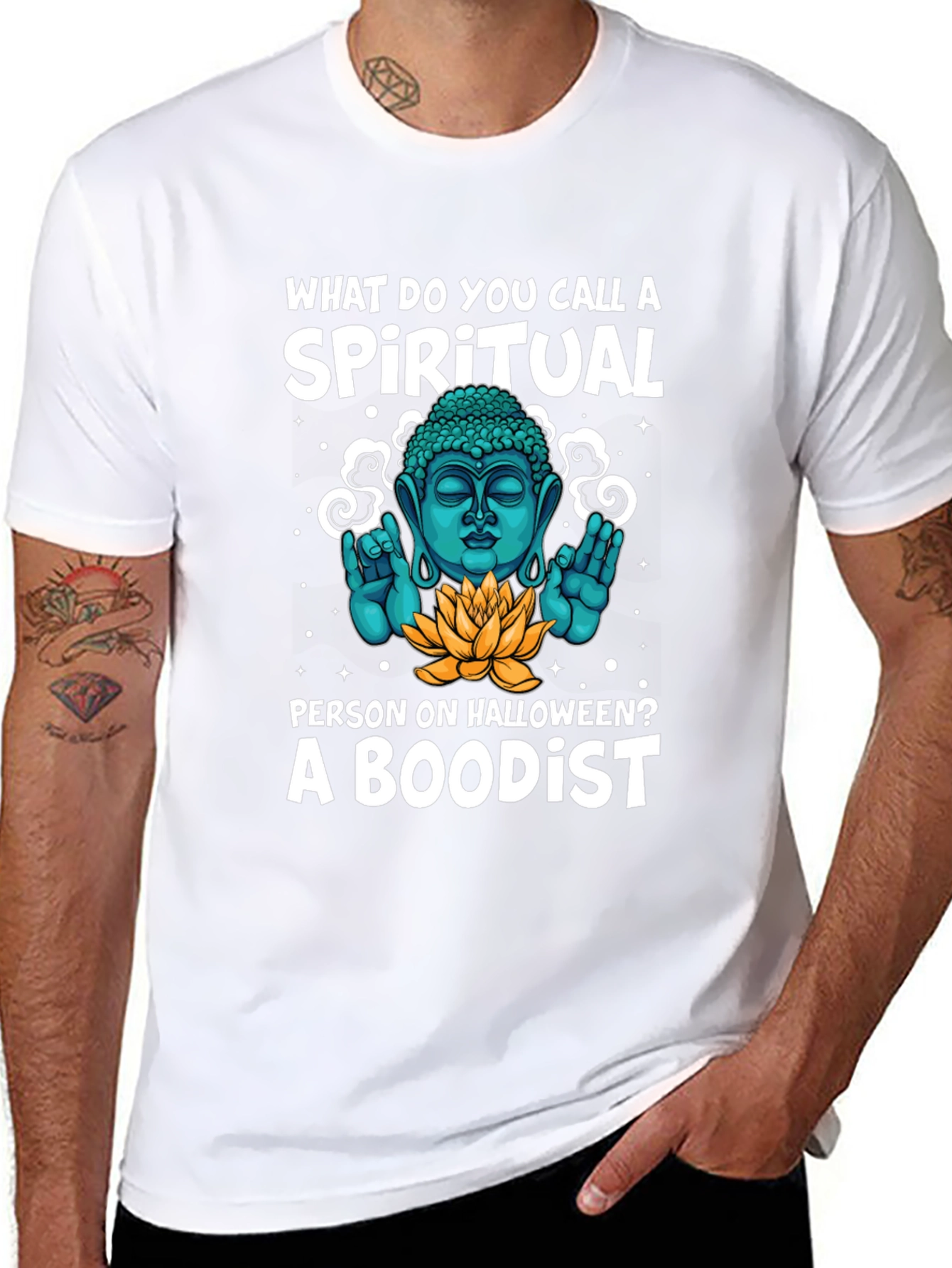 Spiritual Boodist Halloween T-Shirt