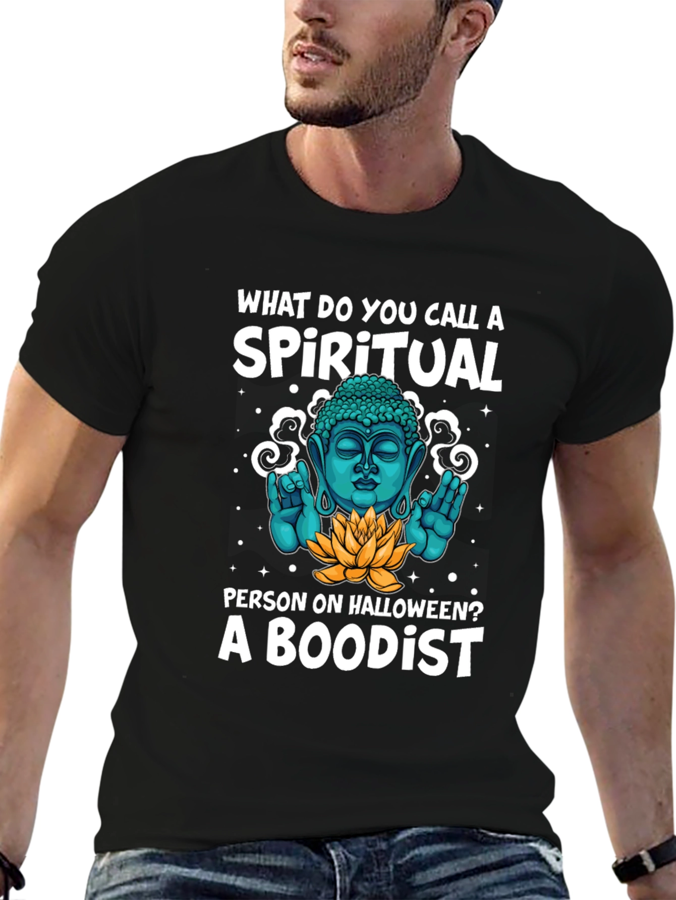 Spiritual Boodist Halloween T-Shirt