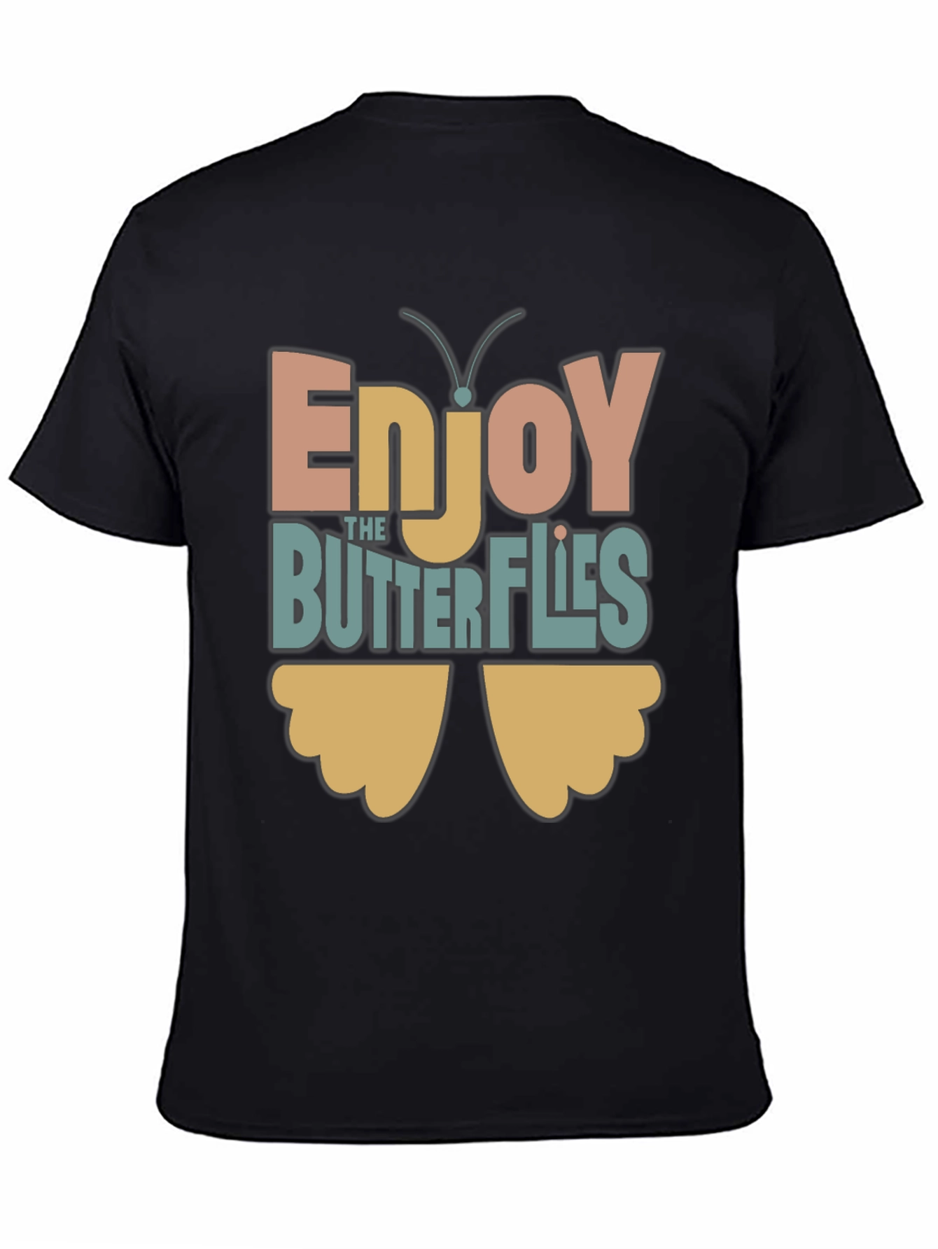 Enjoy The Butterflies Graphic T-Shirt - Relaxed Fit