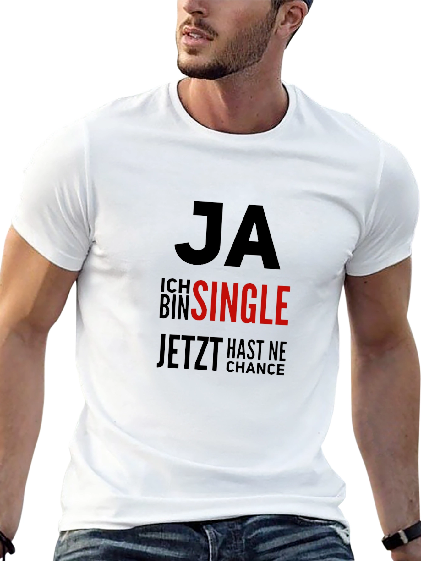 Ja Single T-Shirt: Funny German Single Life Tee