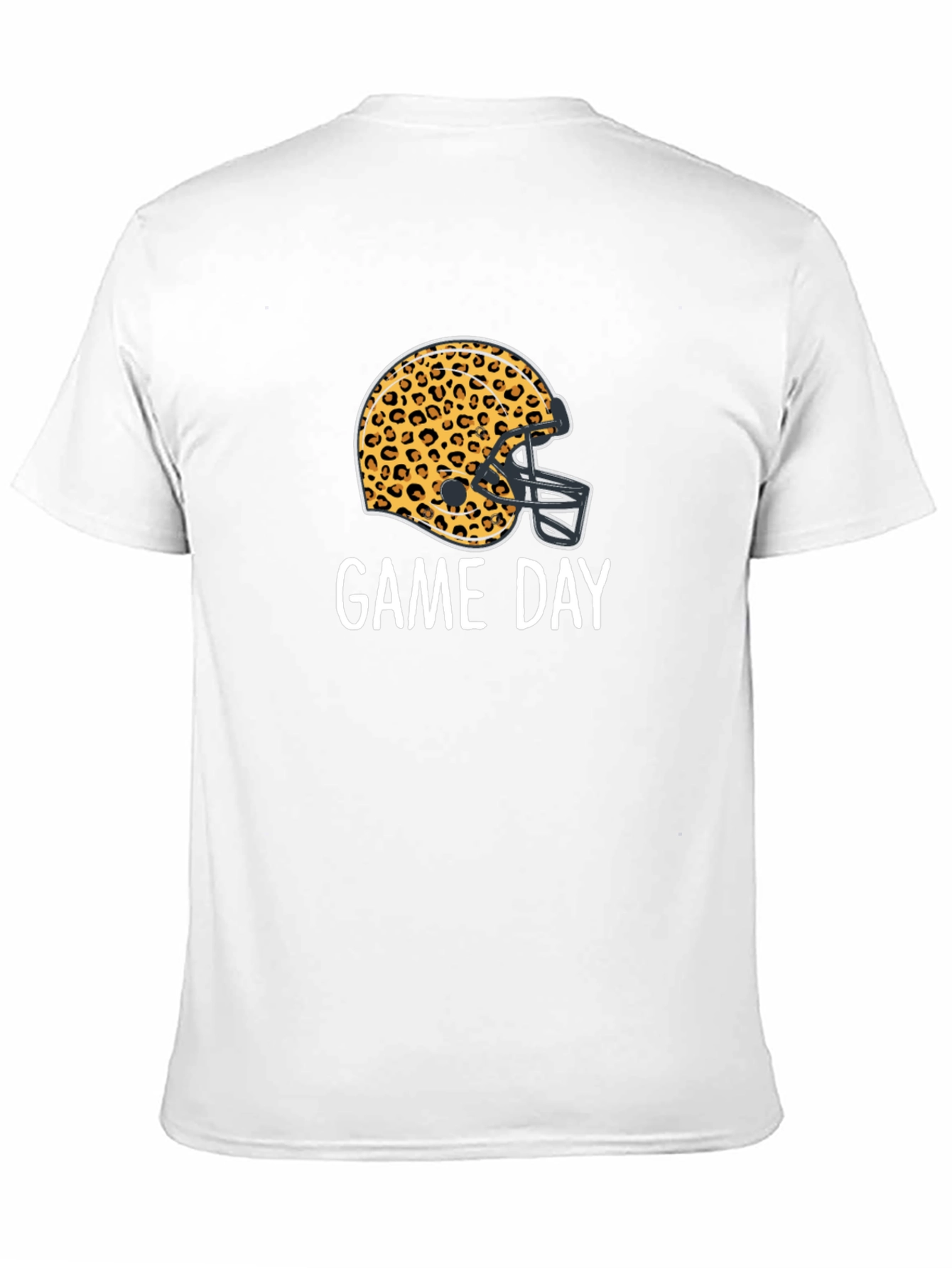 Game Day Leopard Football Helmet T-Shirt