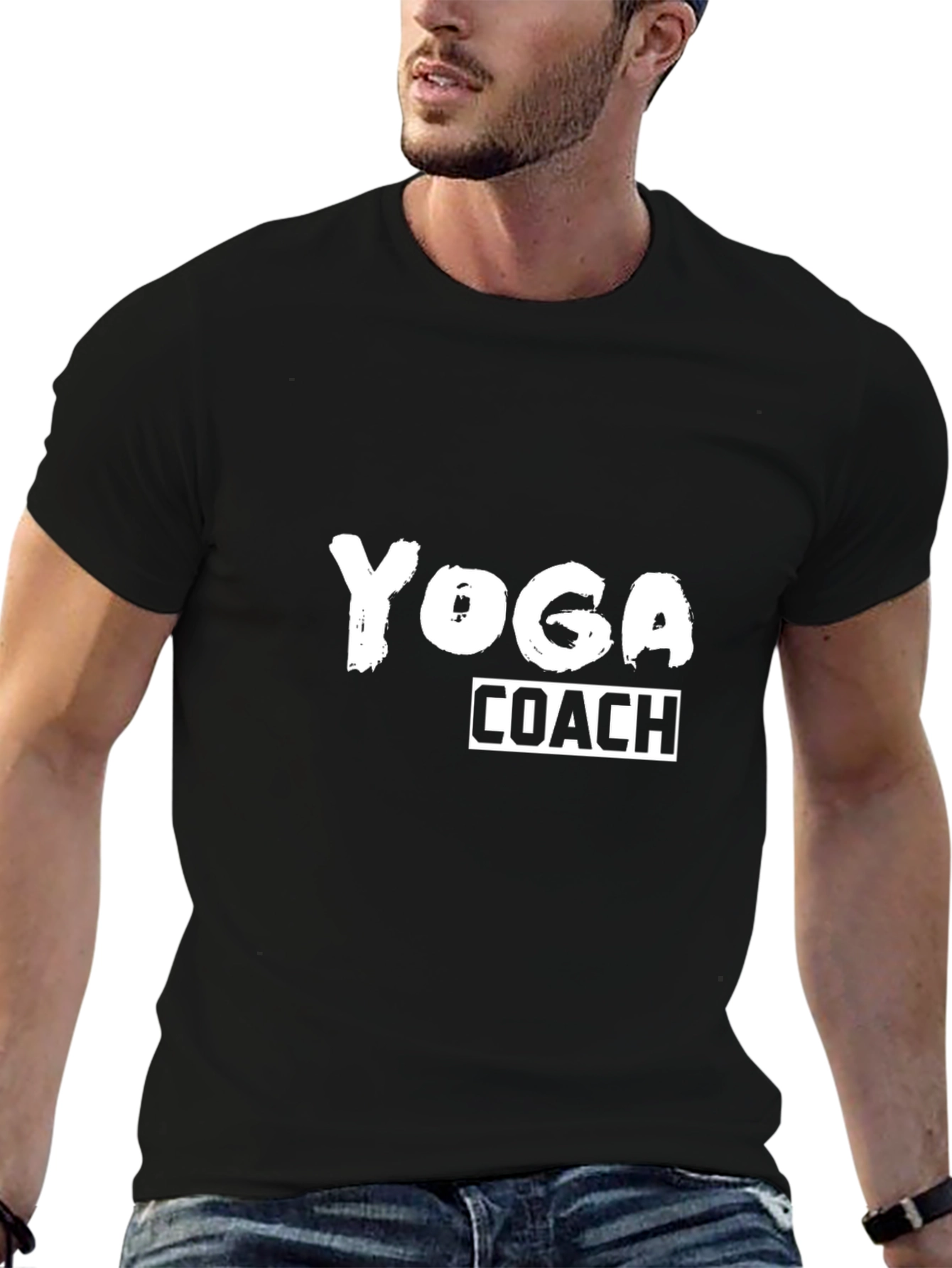 Yoga Coach Black T-Shirt