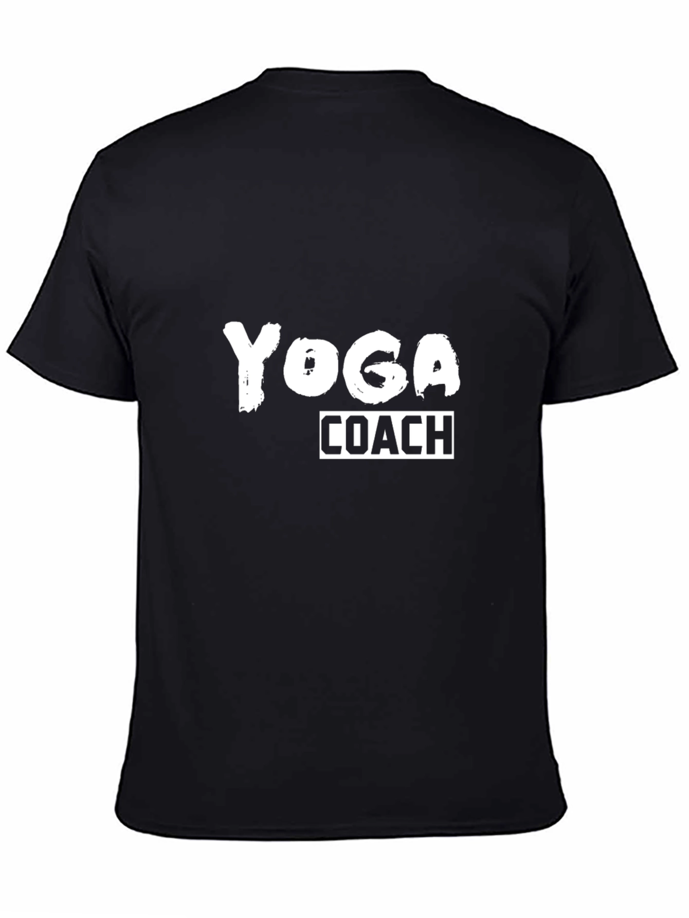 Yoga Coach Black T-Shirt