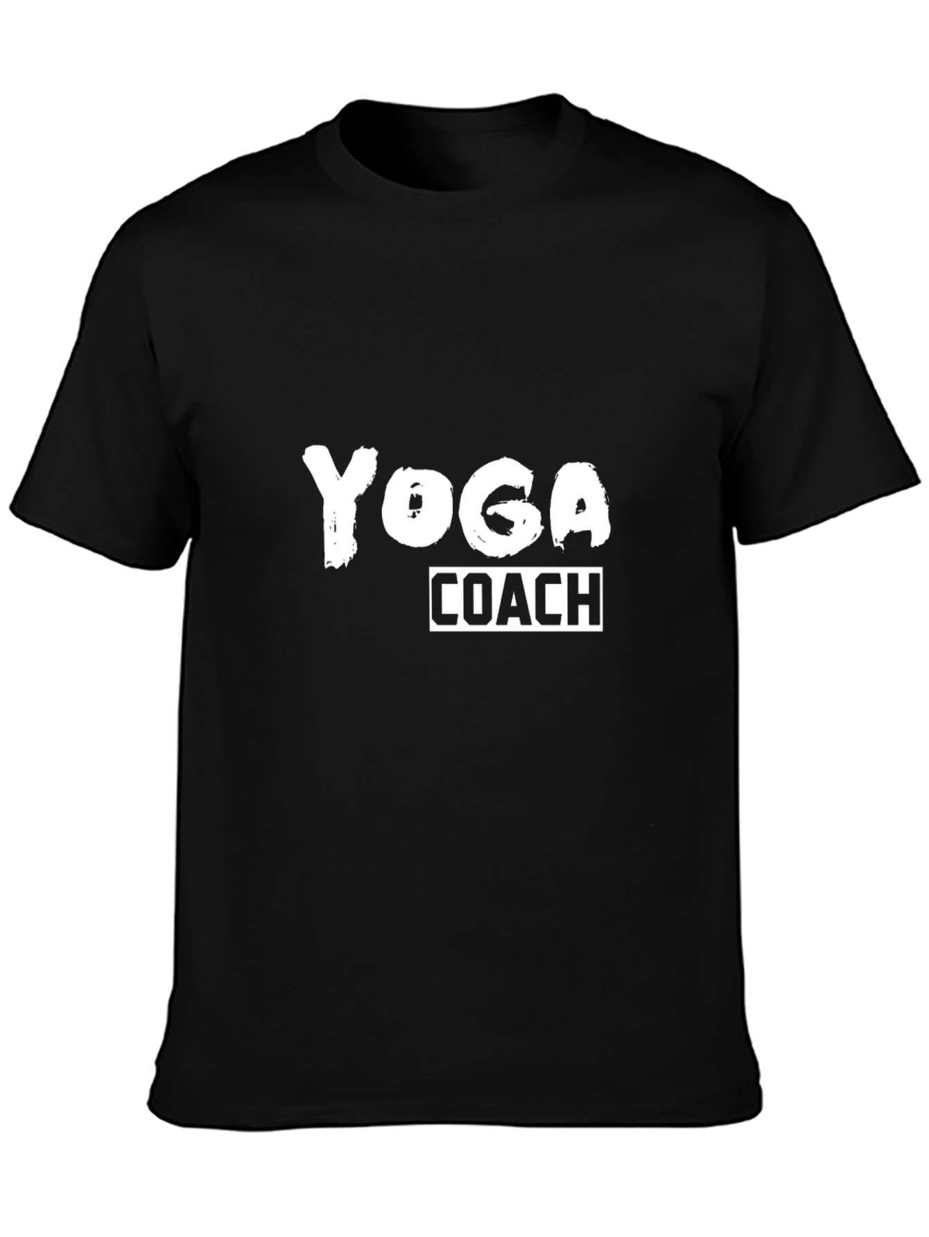 Yoga Coach Black T-Shirt