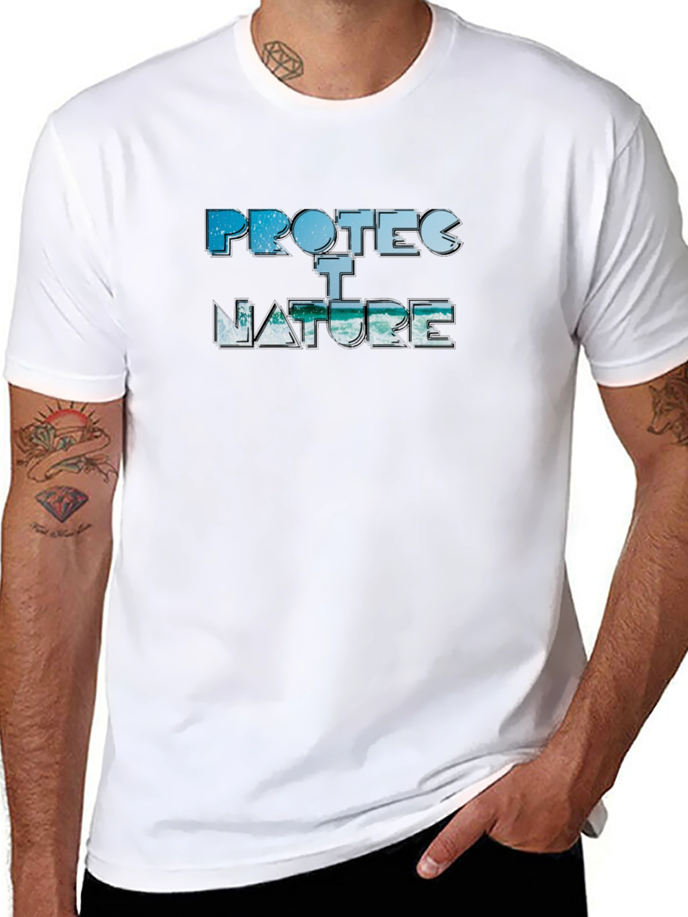 Protect Nature Black T-Shirt