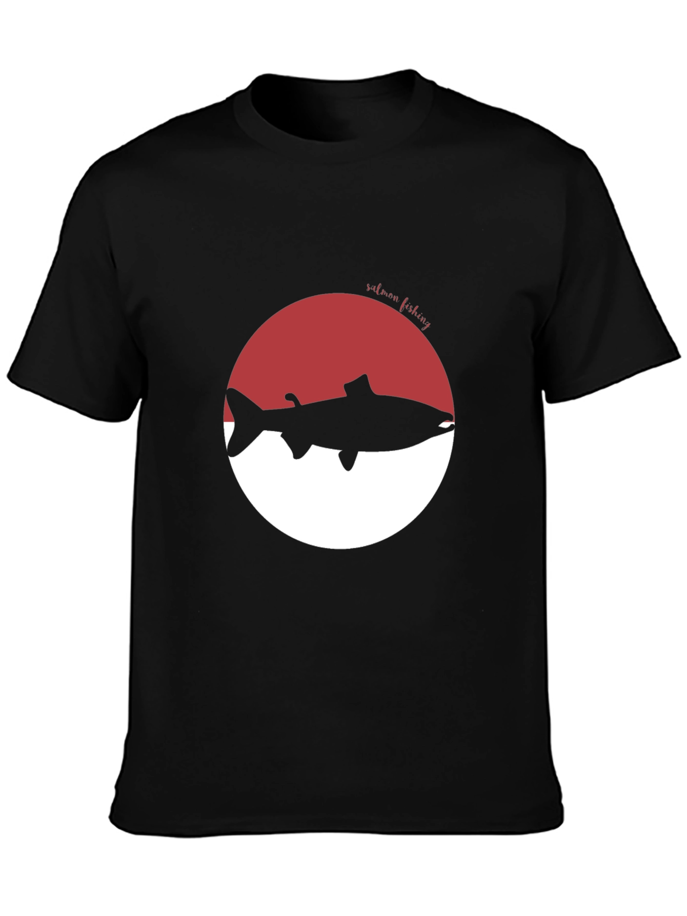 Salmon Fishing Graphic Tee