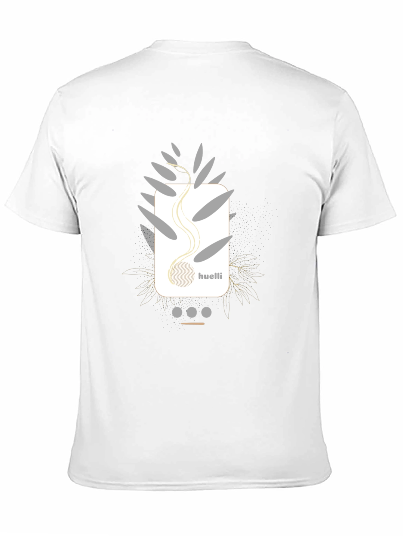 Stylish Black Graphic Tee - Modern Abstract Design