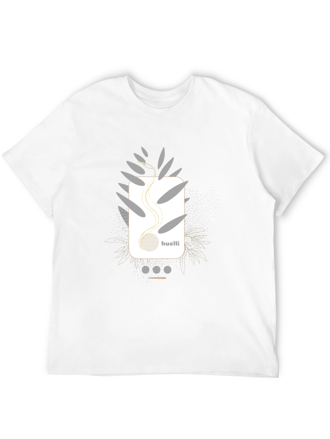 Stylish Black Graphic Tee - Modern Abstract Design