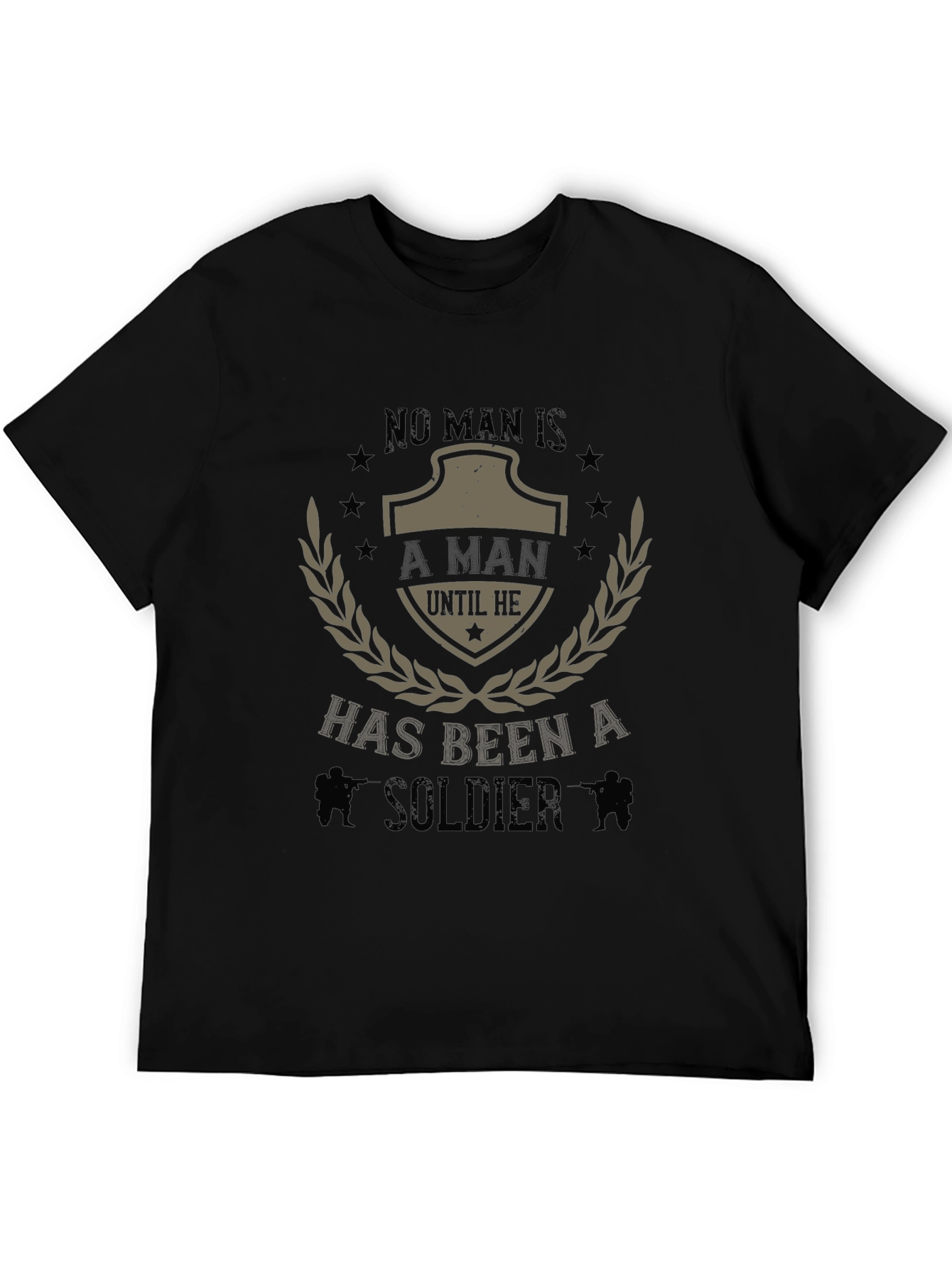 No Man Is A Man Soldier Graphic Tee