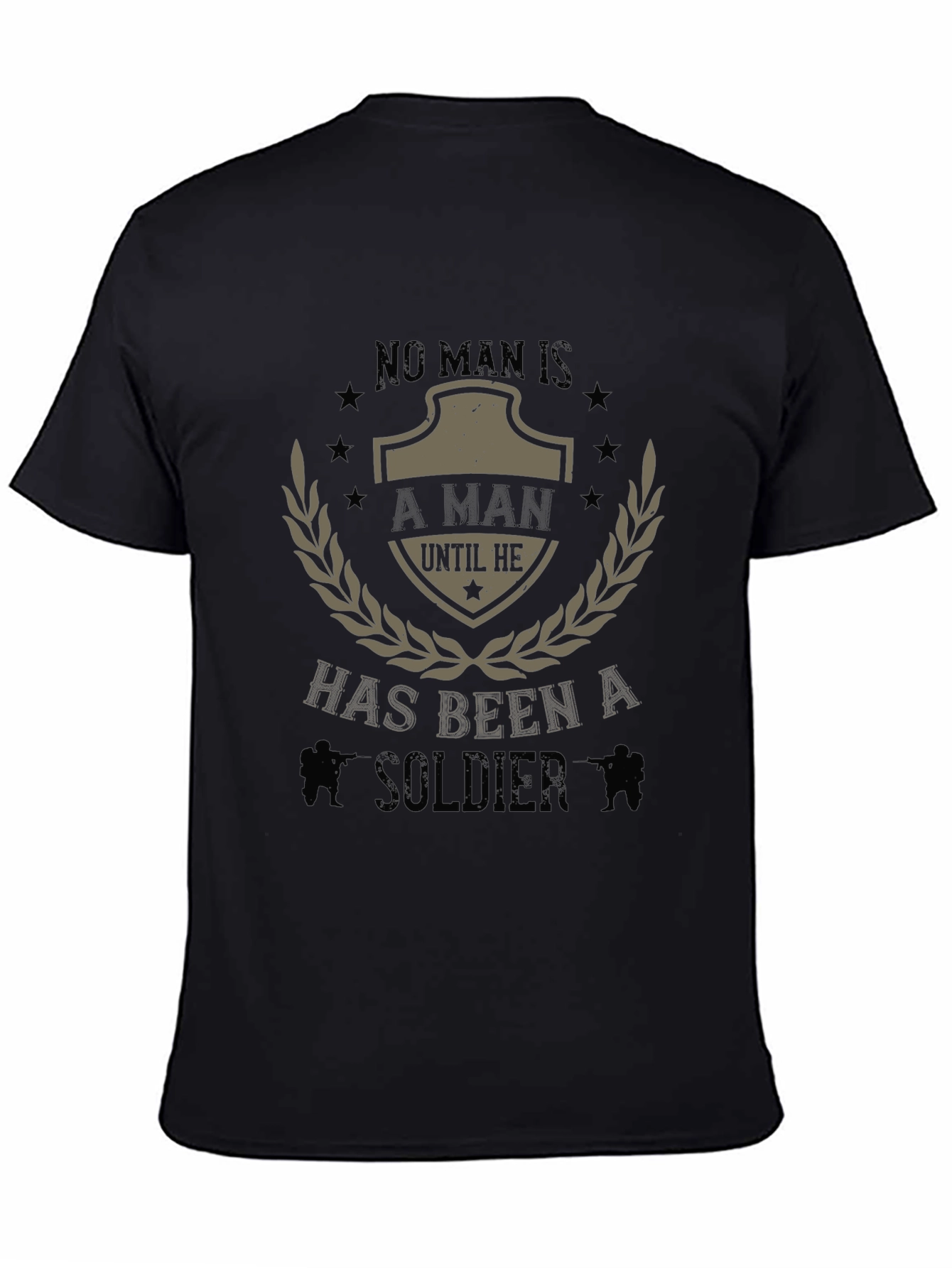 No Man Is A Man Soldier Graphic Tee