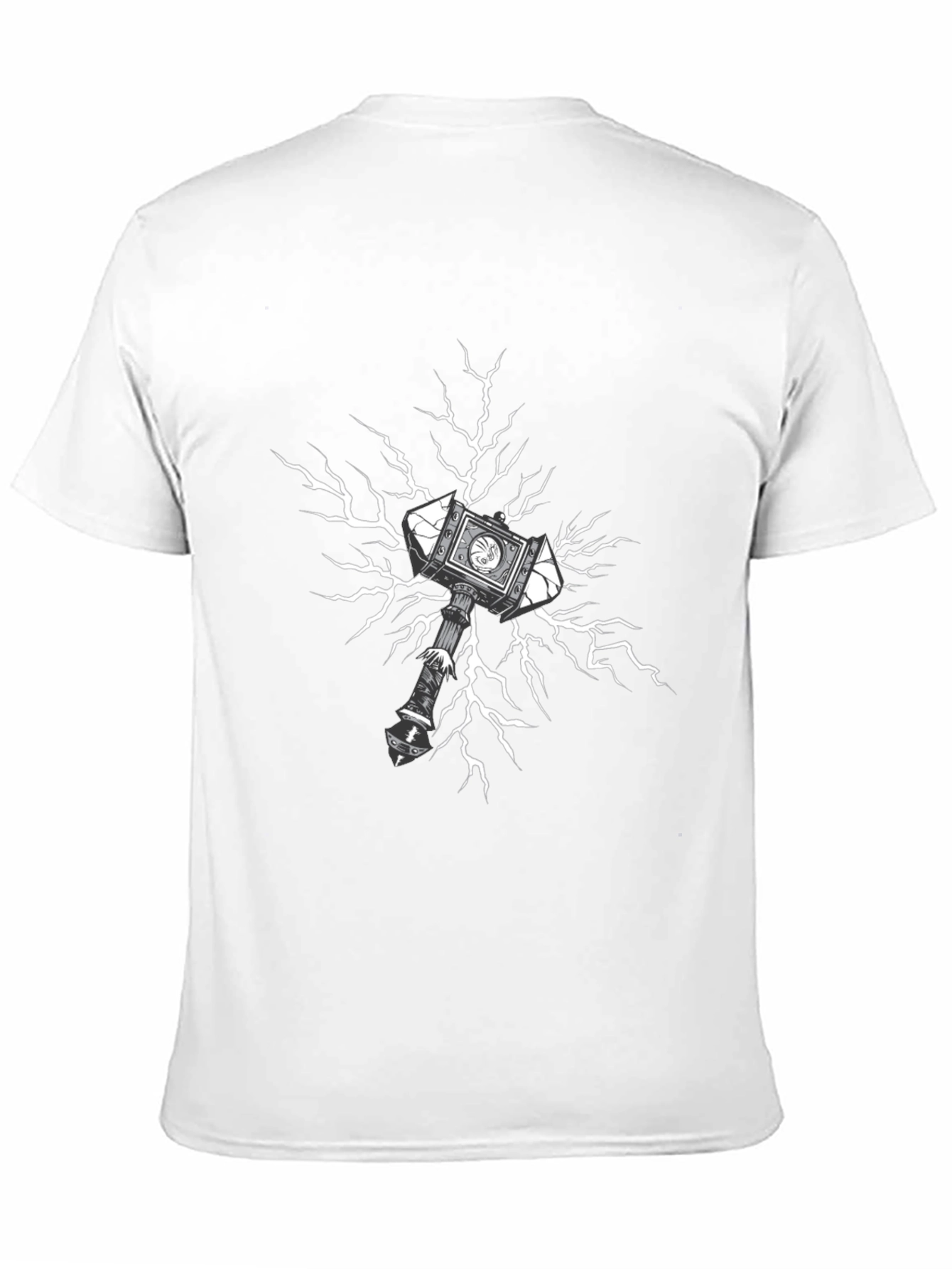 Mjolnir T-Shirt - Thunder God Hammer Graphic Tee