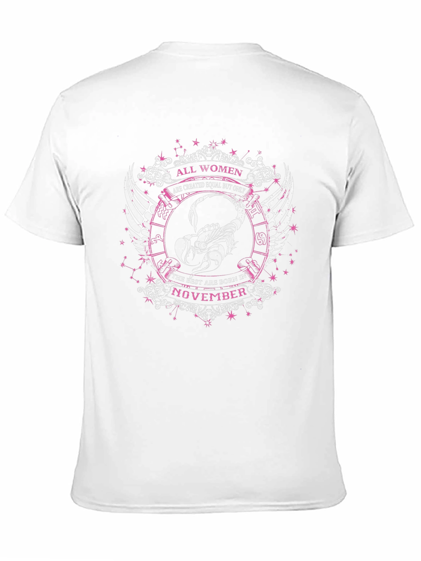 November Scorpio Womens T-Shirt