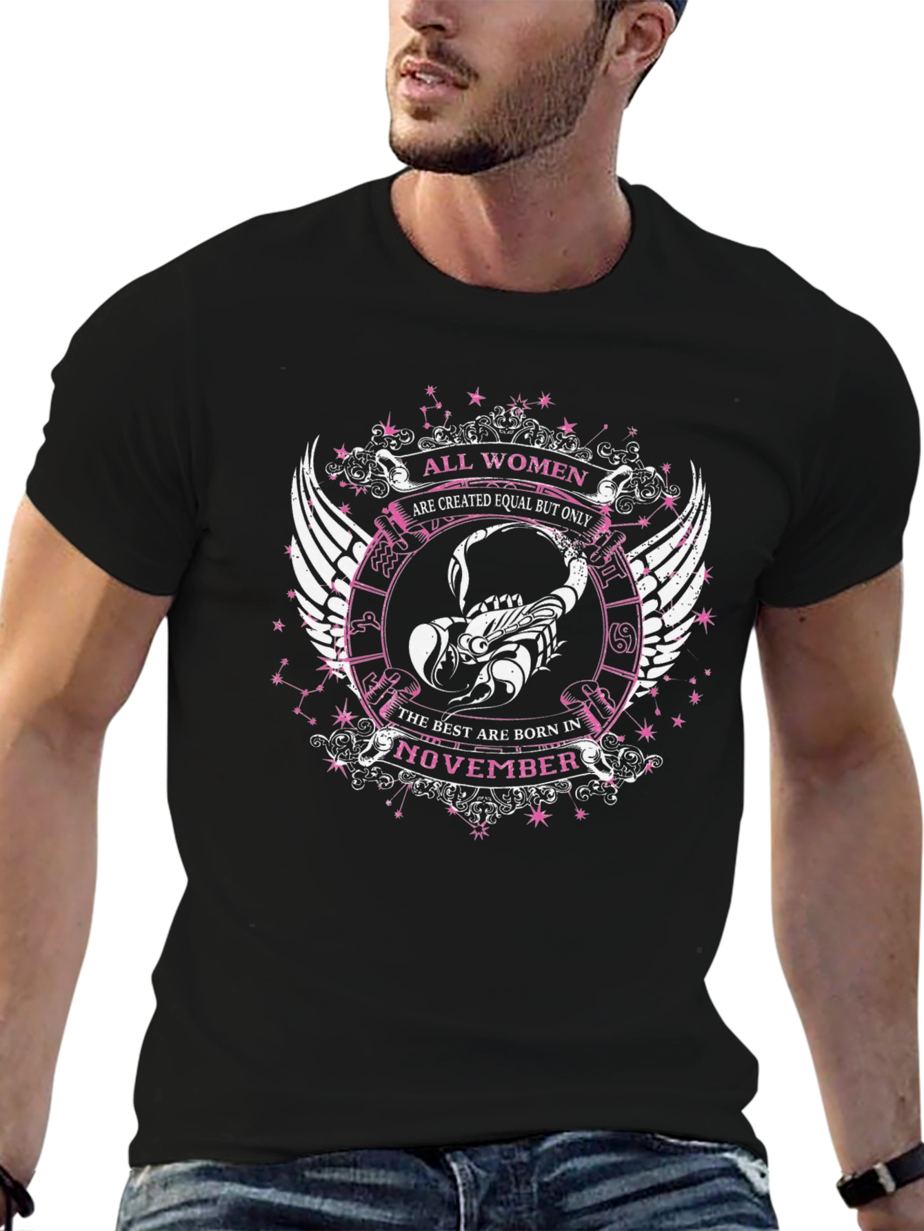 November Scorpio Womens T-Shirt