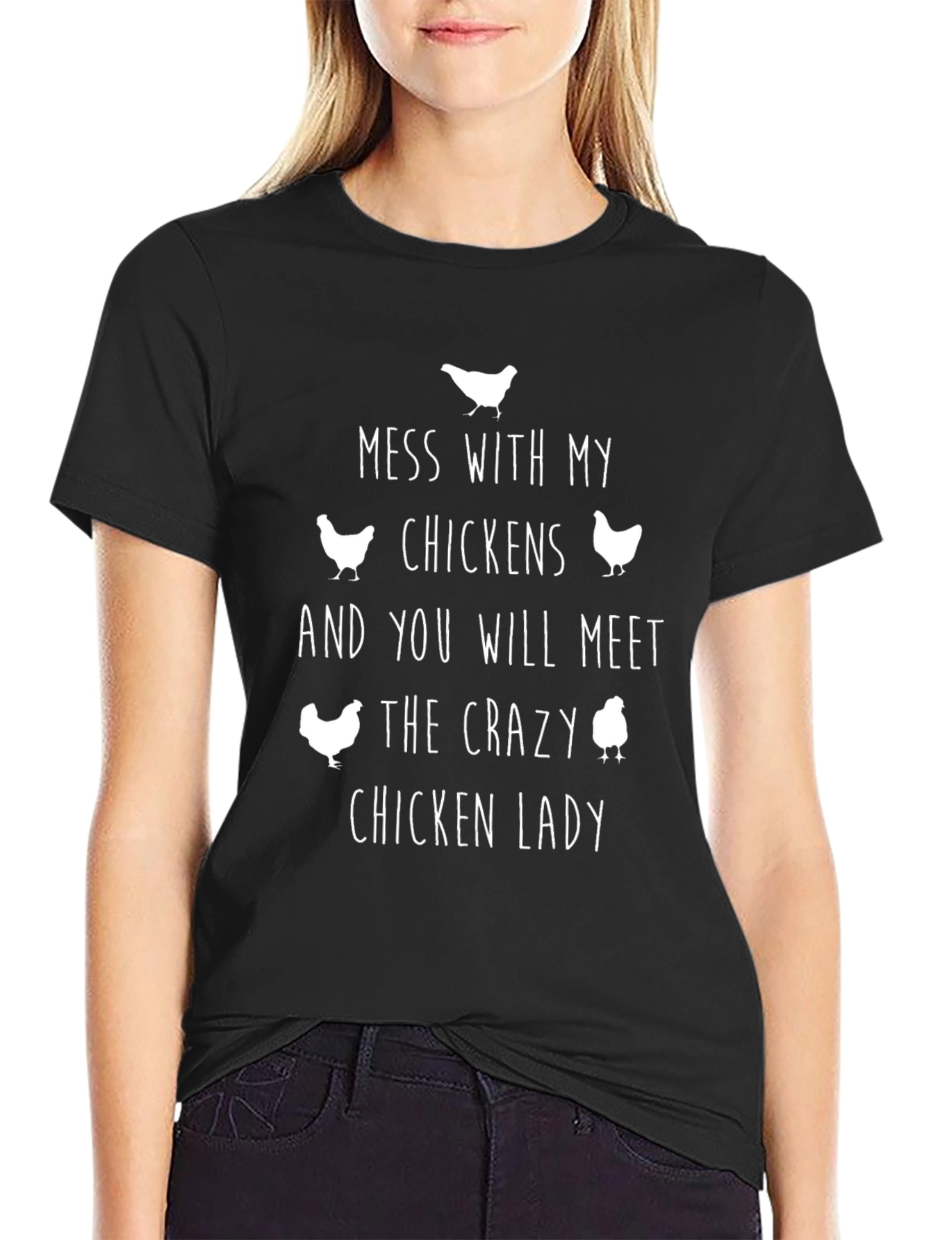 Crazy Chicken Lady Graphic Tee