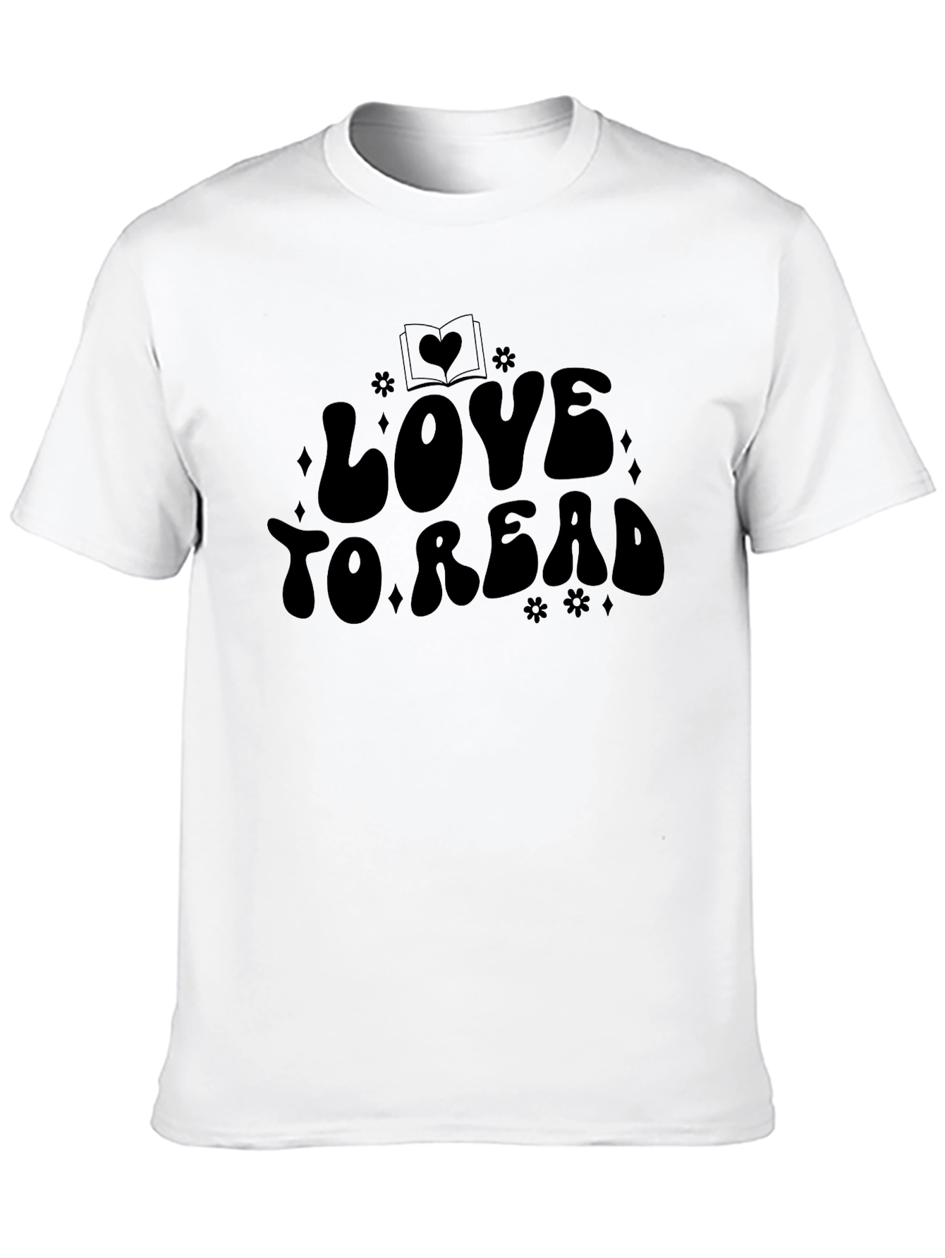 Love to Read Black T-Shirt