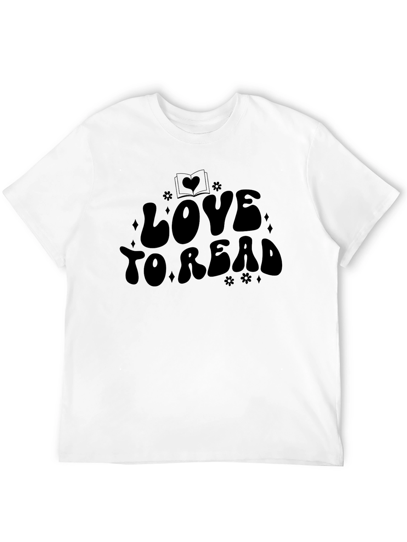 Love to Read Black T-Shirt