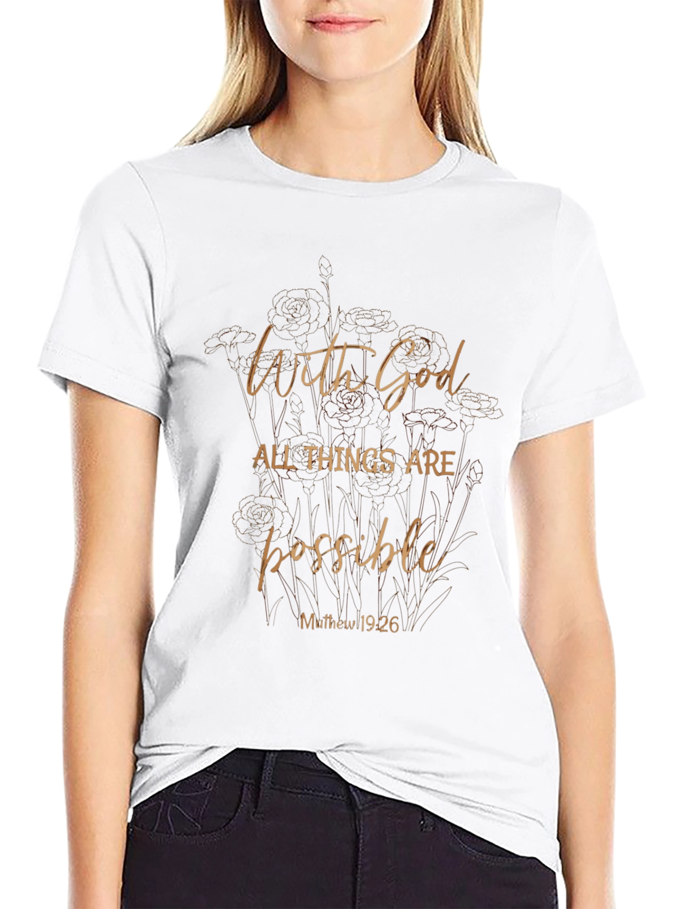 With God All Things Are Possible T-Shirt