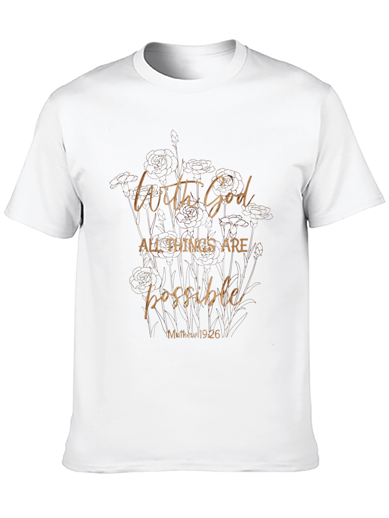 With God All Things Are Possible T-Shirt