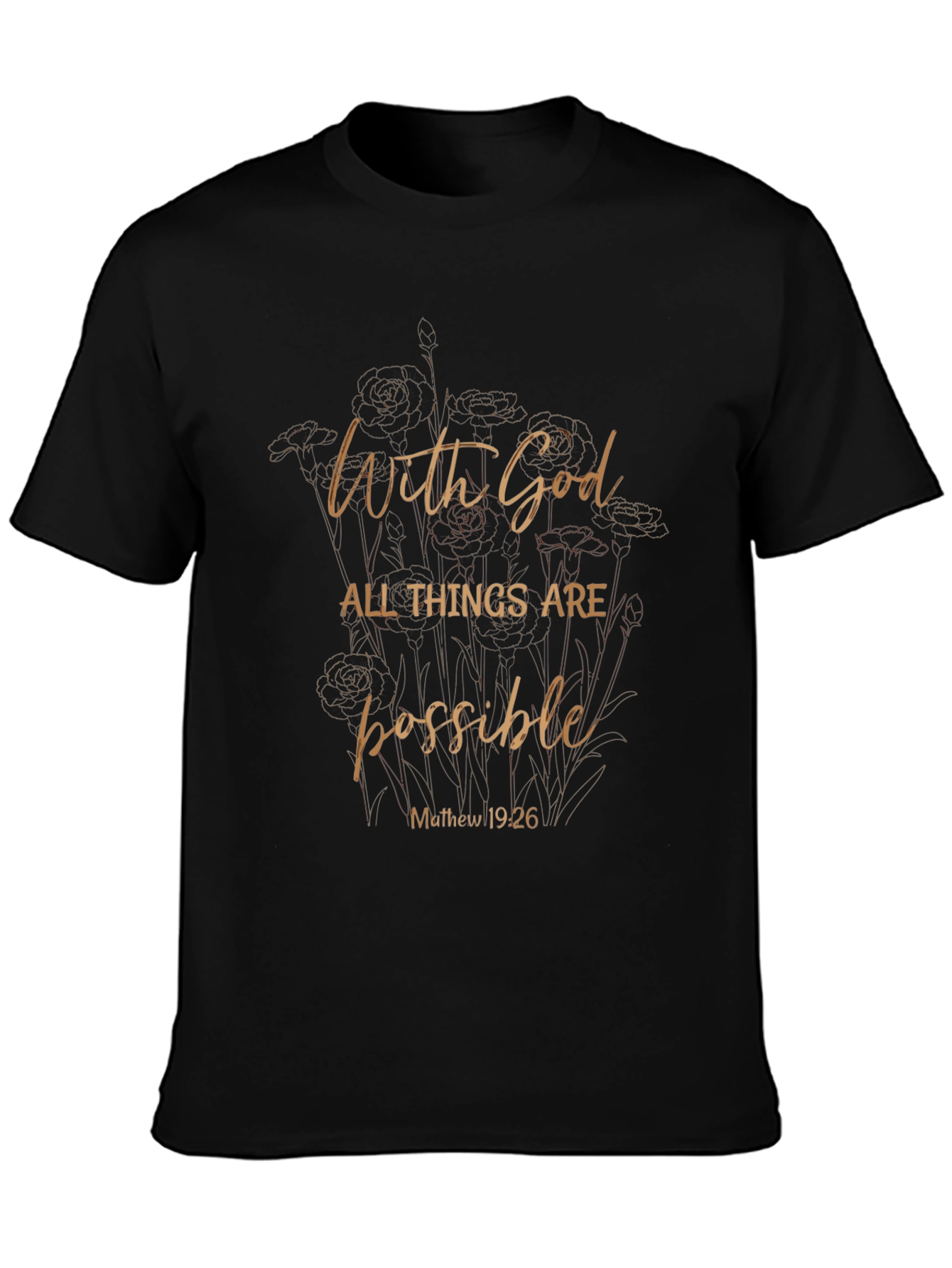 With God All Things Are Possible T-Shirt