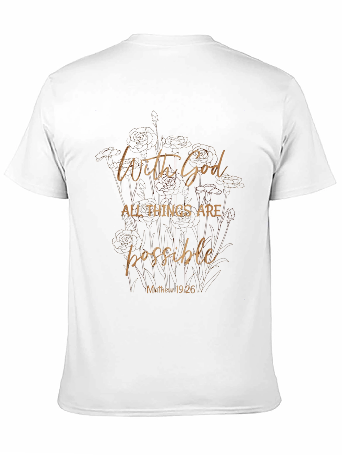 With God All Things Are Possible T-Shirt