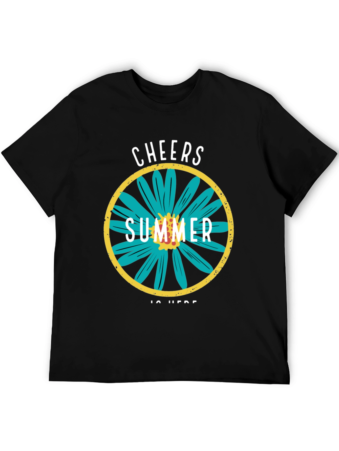 Cheers Summer Graphic T-Shirt - Stylish Casual Wear