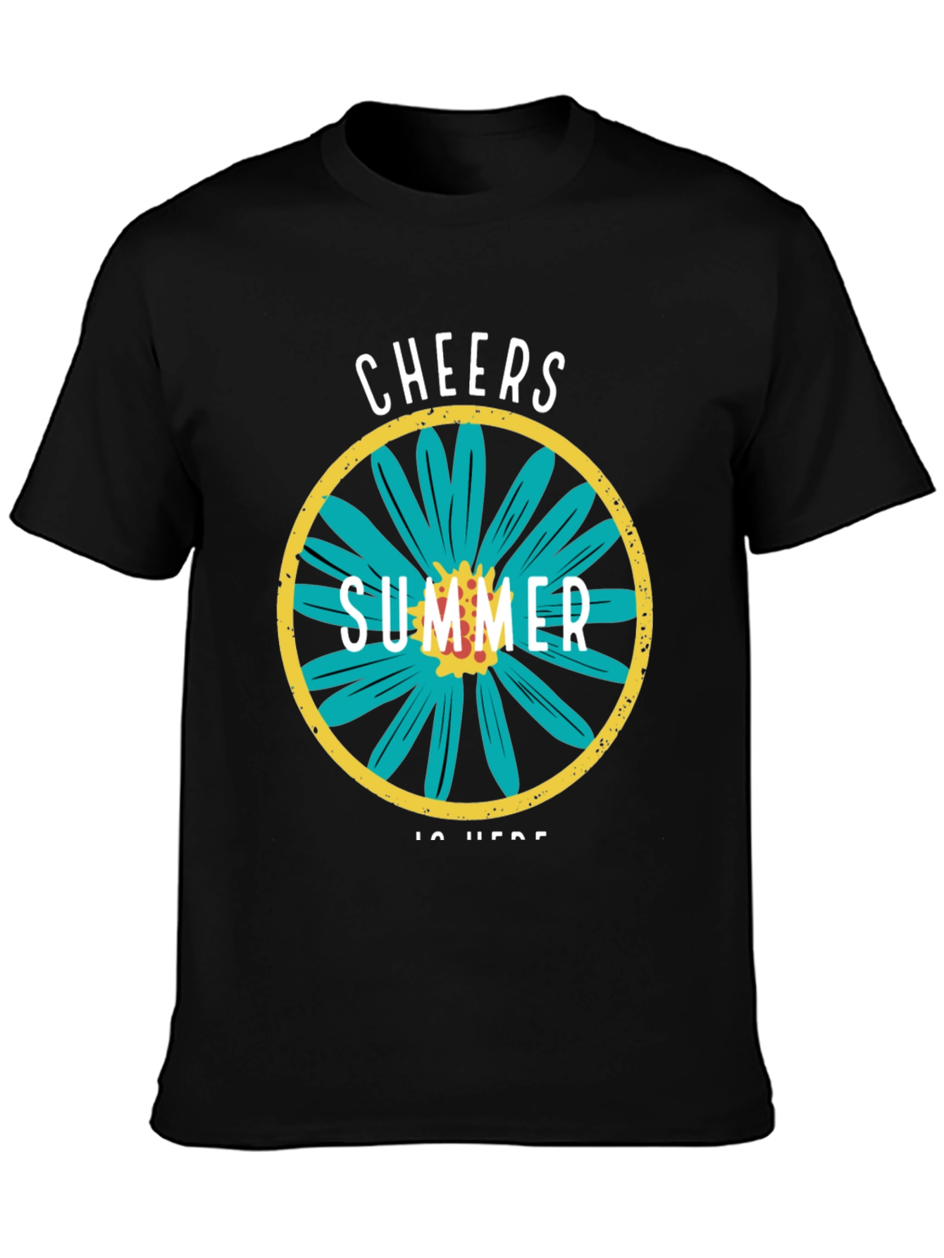 Cheers Summer Graphic T-Shirt - Stylish Casual Wear