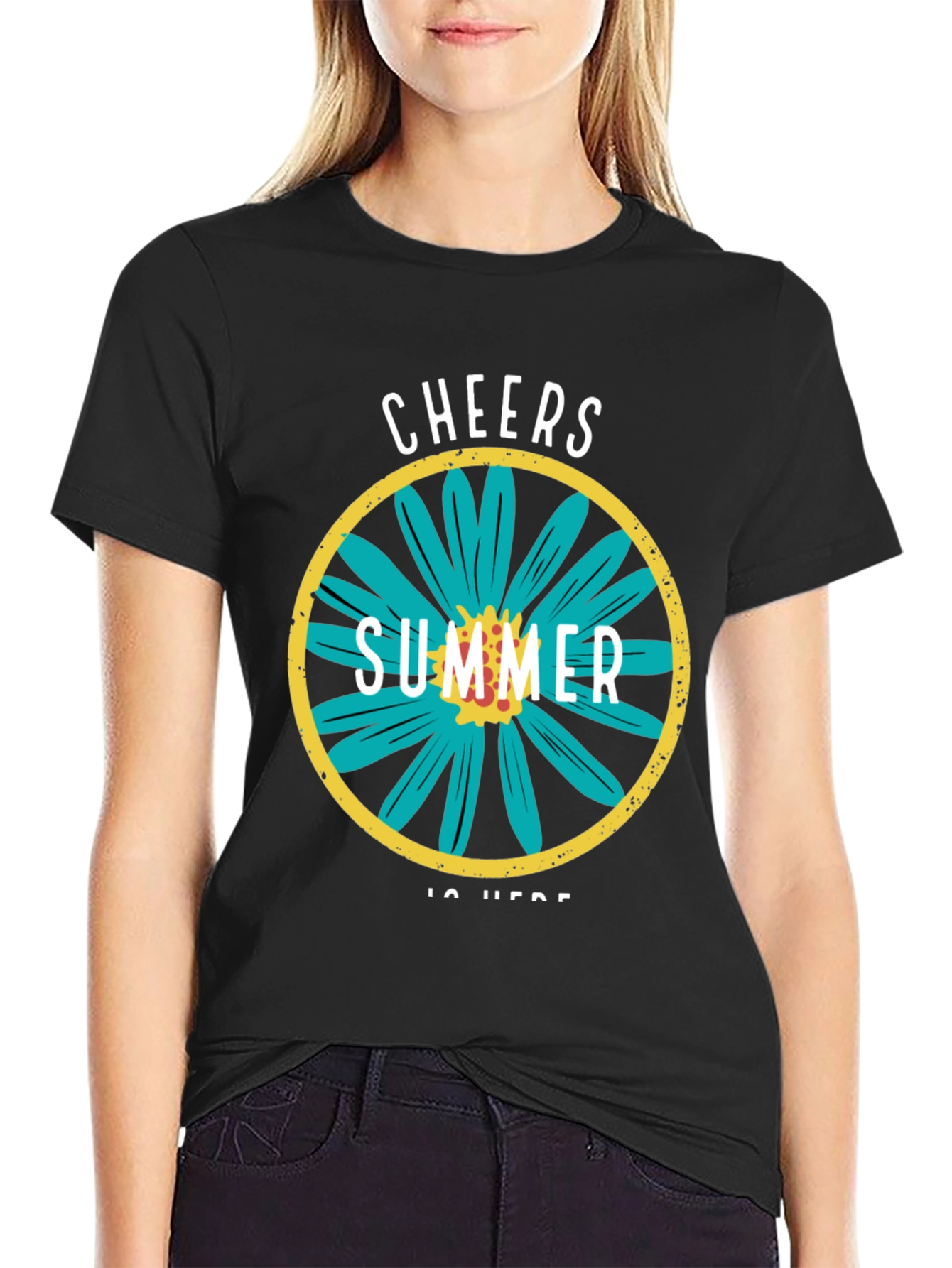 Cheers Summer Graphic T-Shirt - Stylish Casual Wear