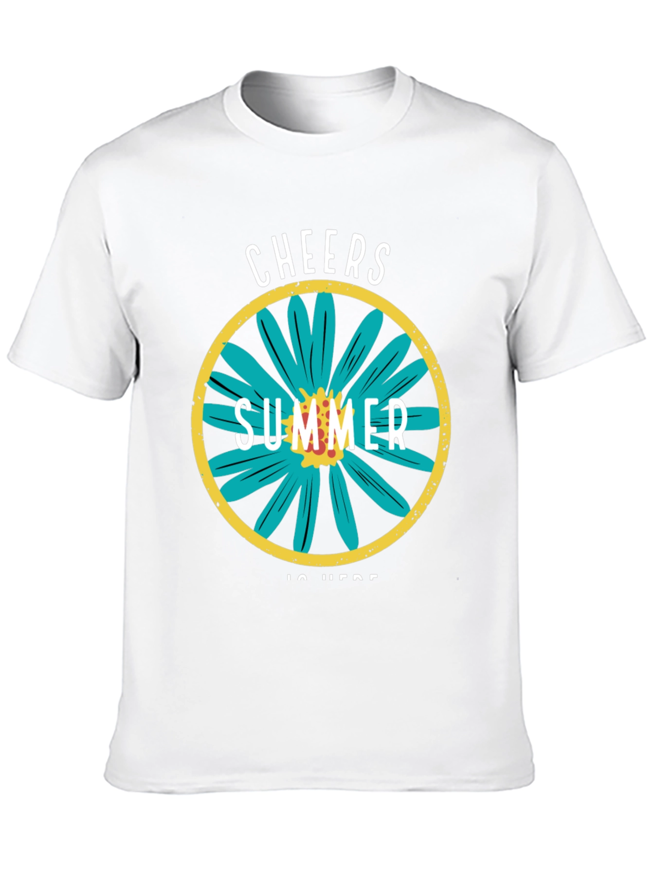 Cheers Summer Graphic T-Shirt - Stylish Casual Wear