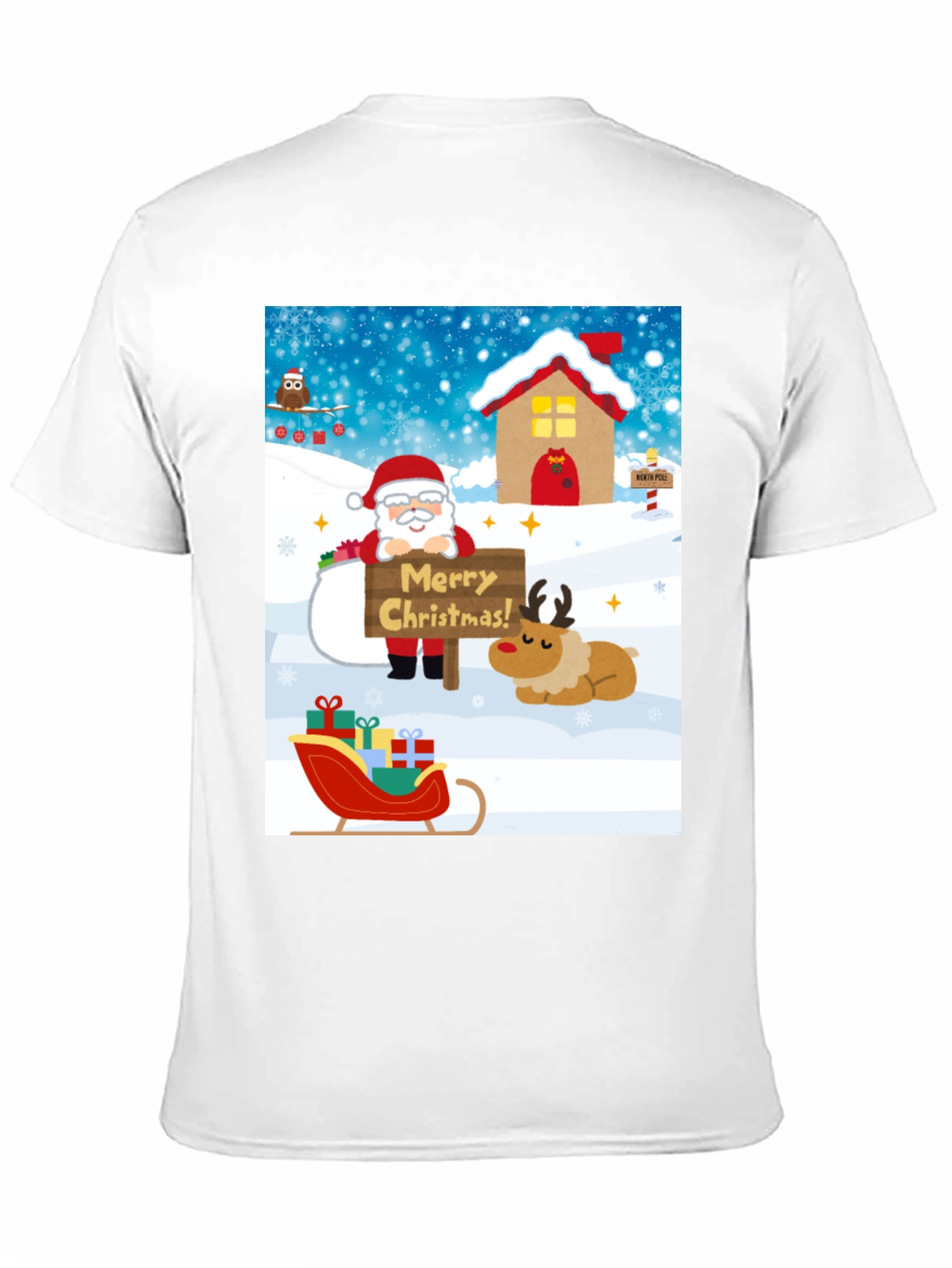 Festive Christmas Graphic Tee - Holiday Cheer