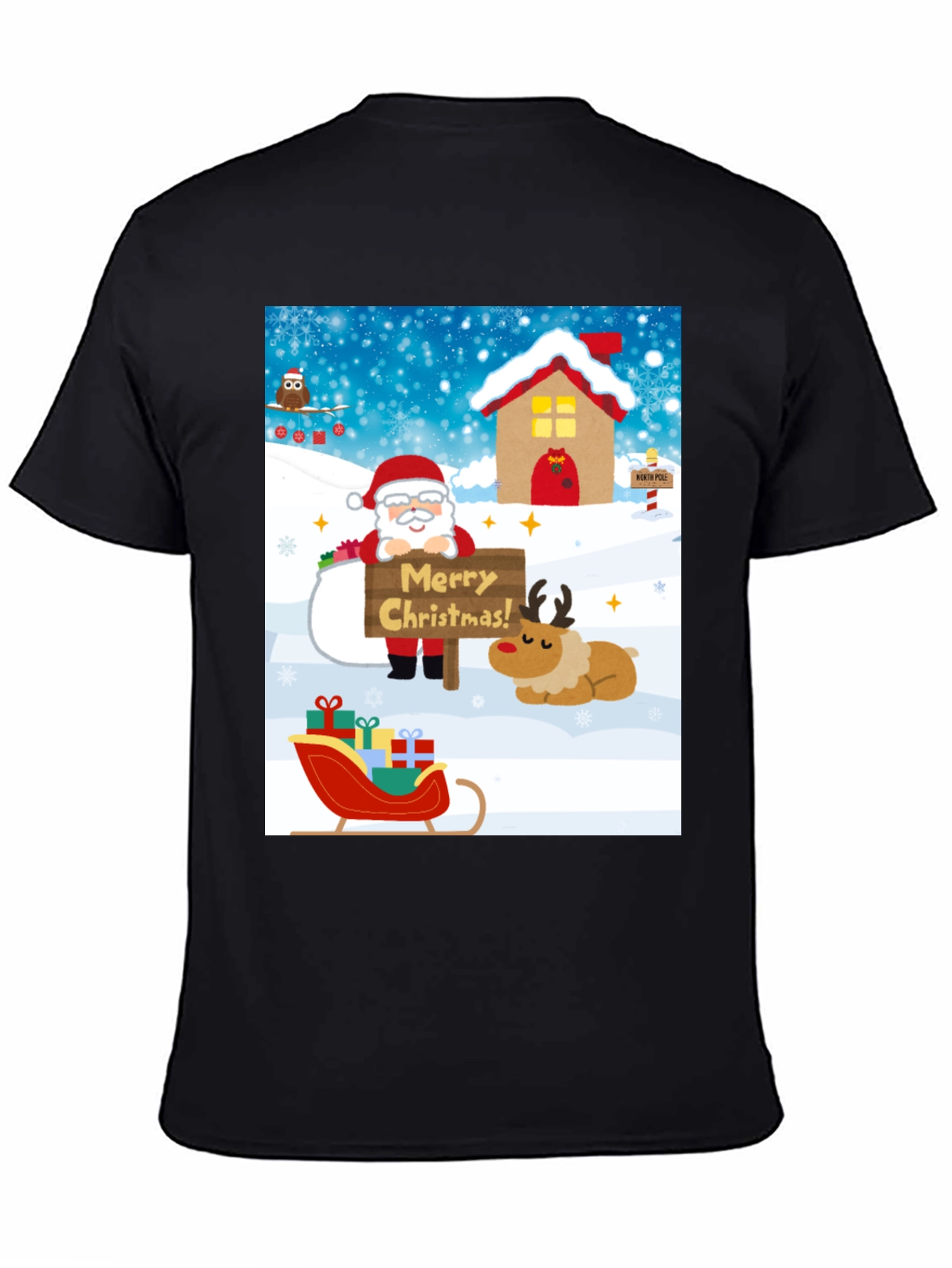 Festive Christmas Graphic Tee - Holiday Cheer