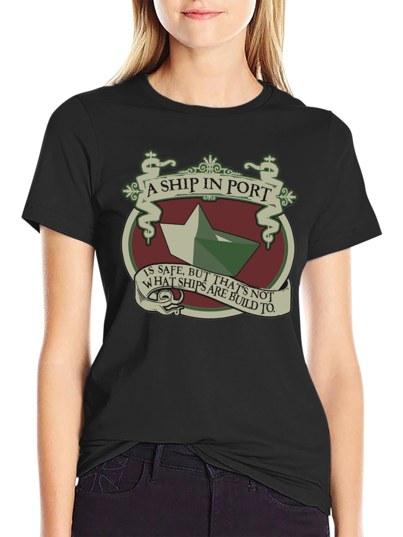 A Ship in Port Graphic Tee
