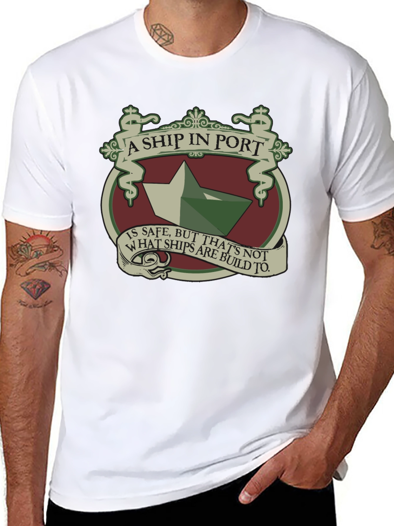 A Ship in Port Graphic Tee