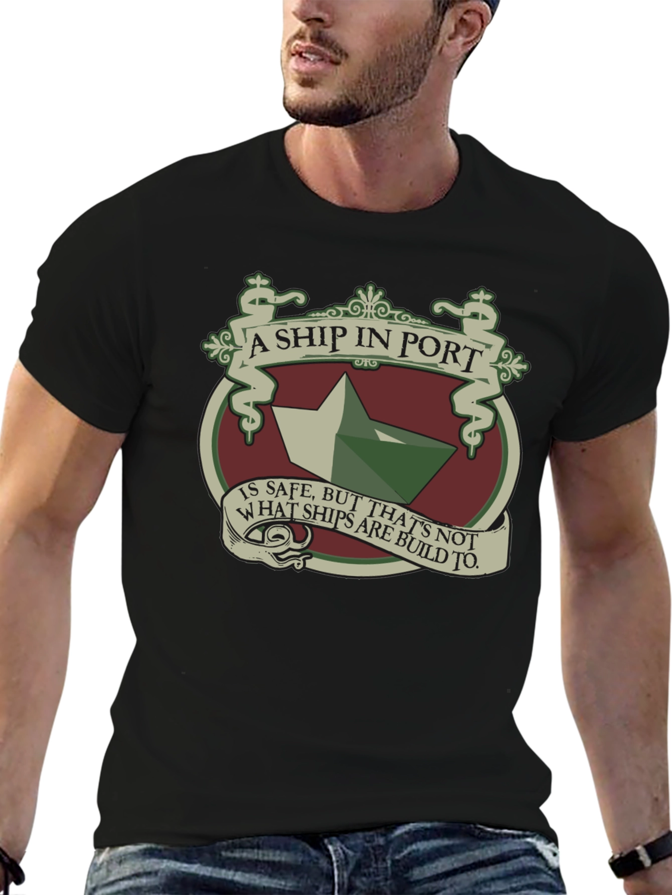 A Ship in Port Graphic Tee