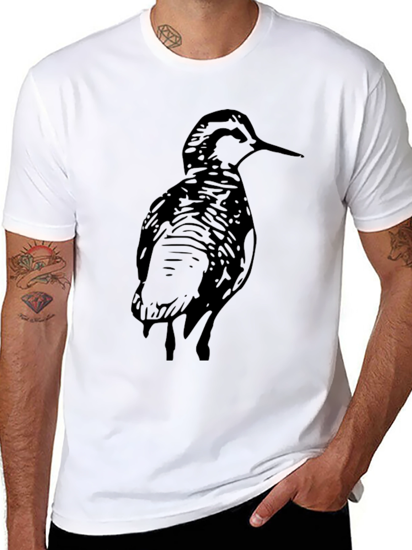 Black Bird Graphic T-Shirt