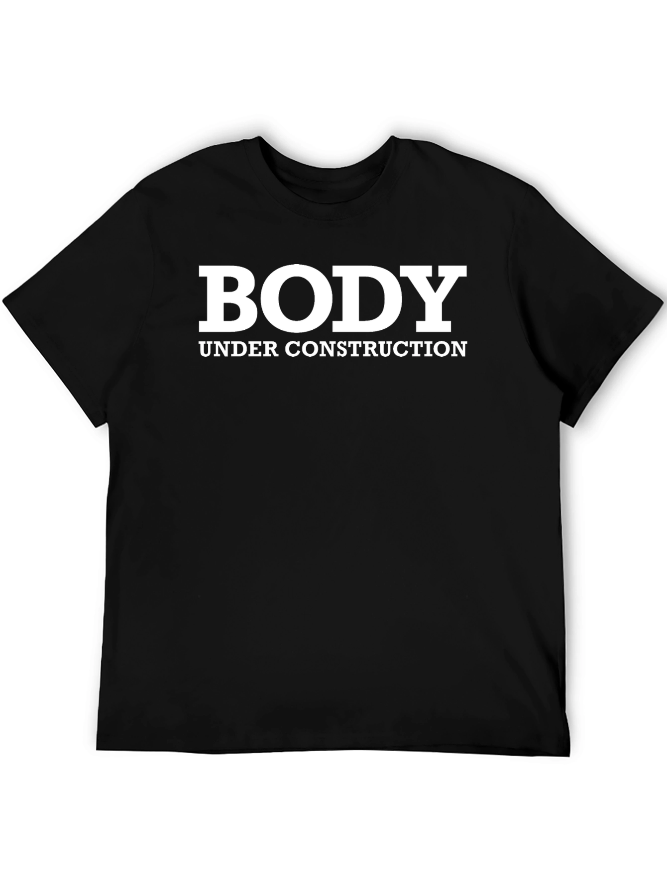 Body Under Construction Black T-Shirt