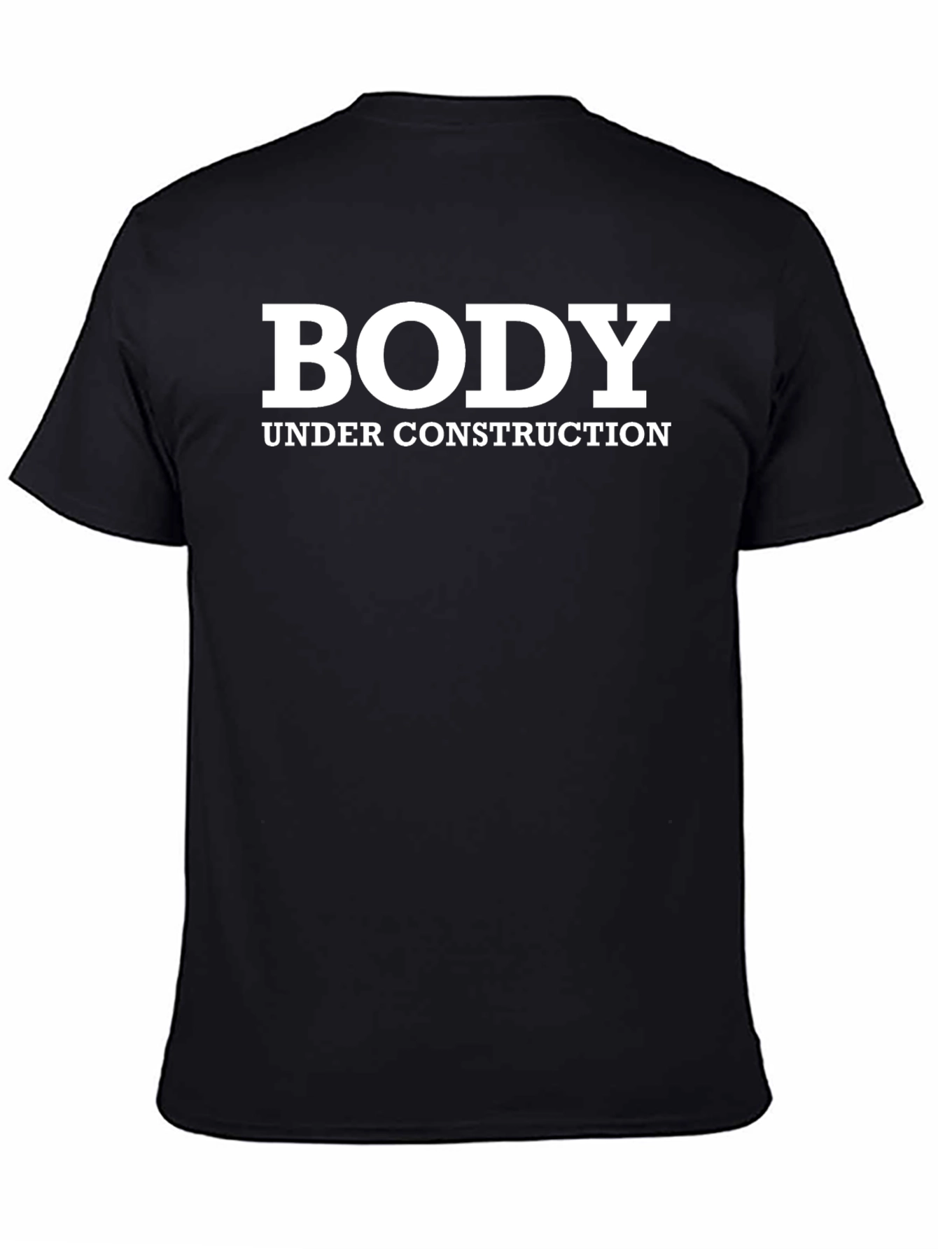 Body Under Construction Black T-Shirt